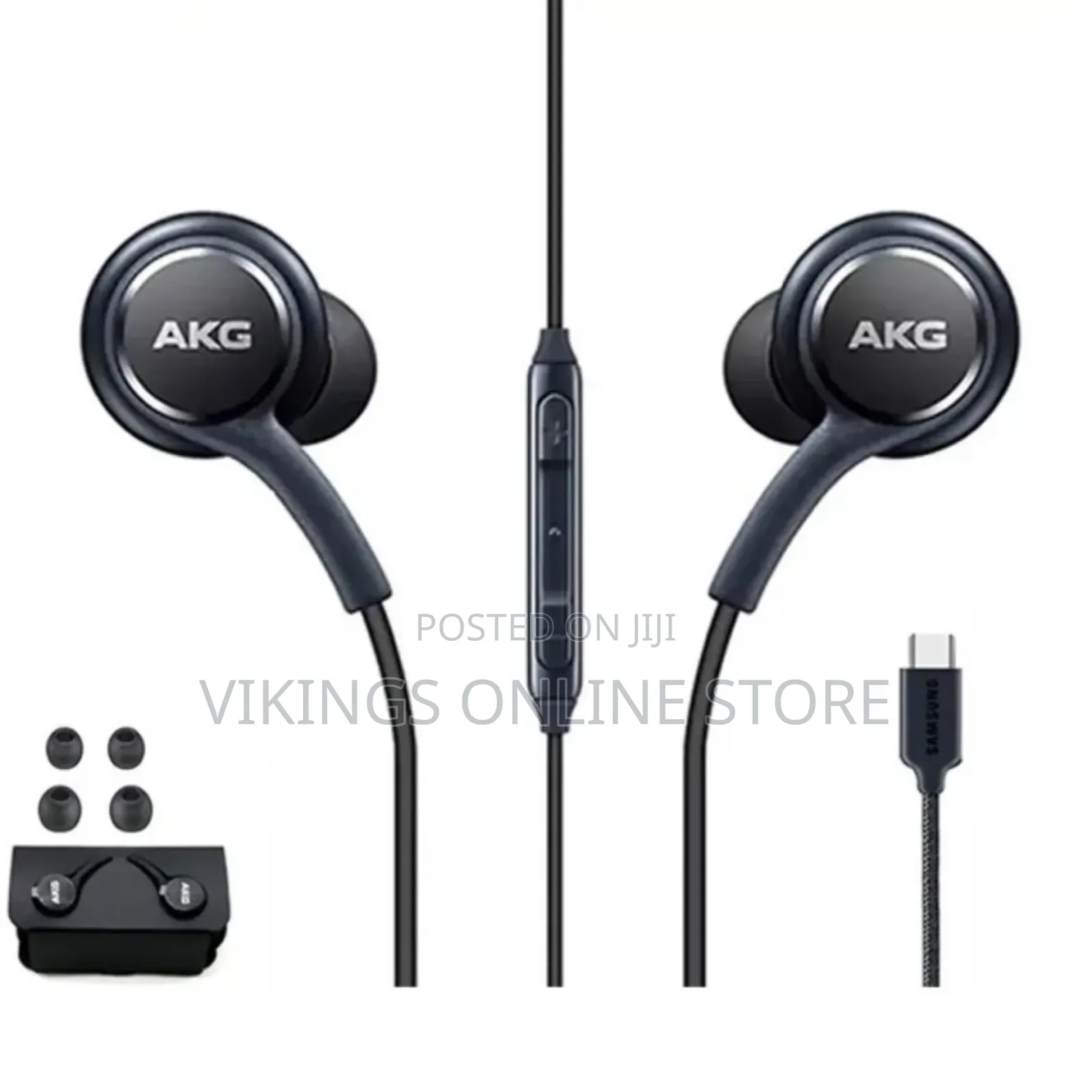 Type C Akg Earphones in Ear Wired With Mic Headphones