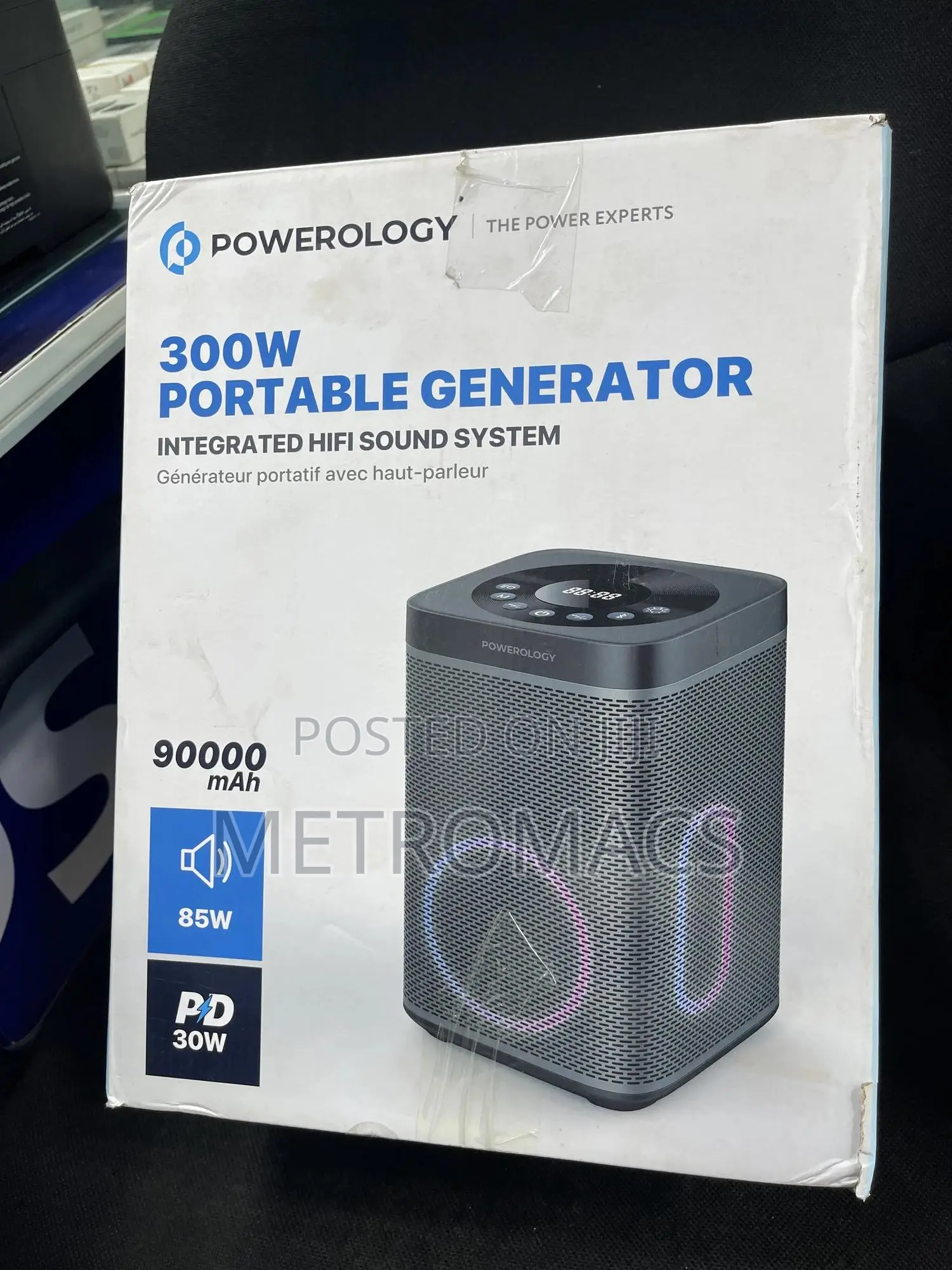 Owerology 300w Portable Generator Integrated Hi-Fi Sound