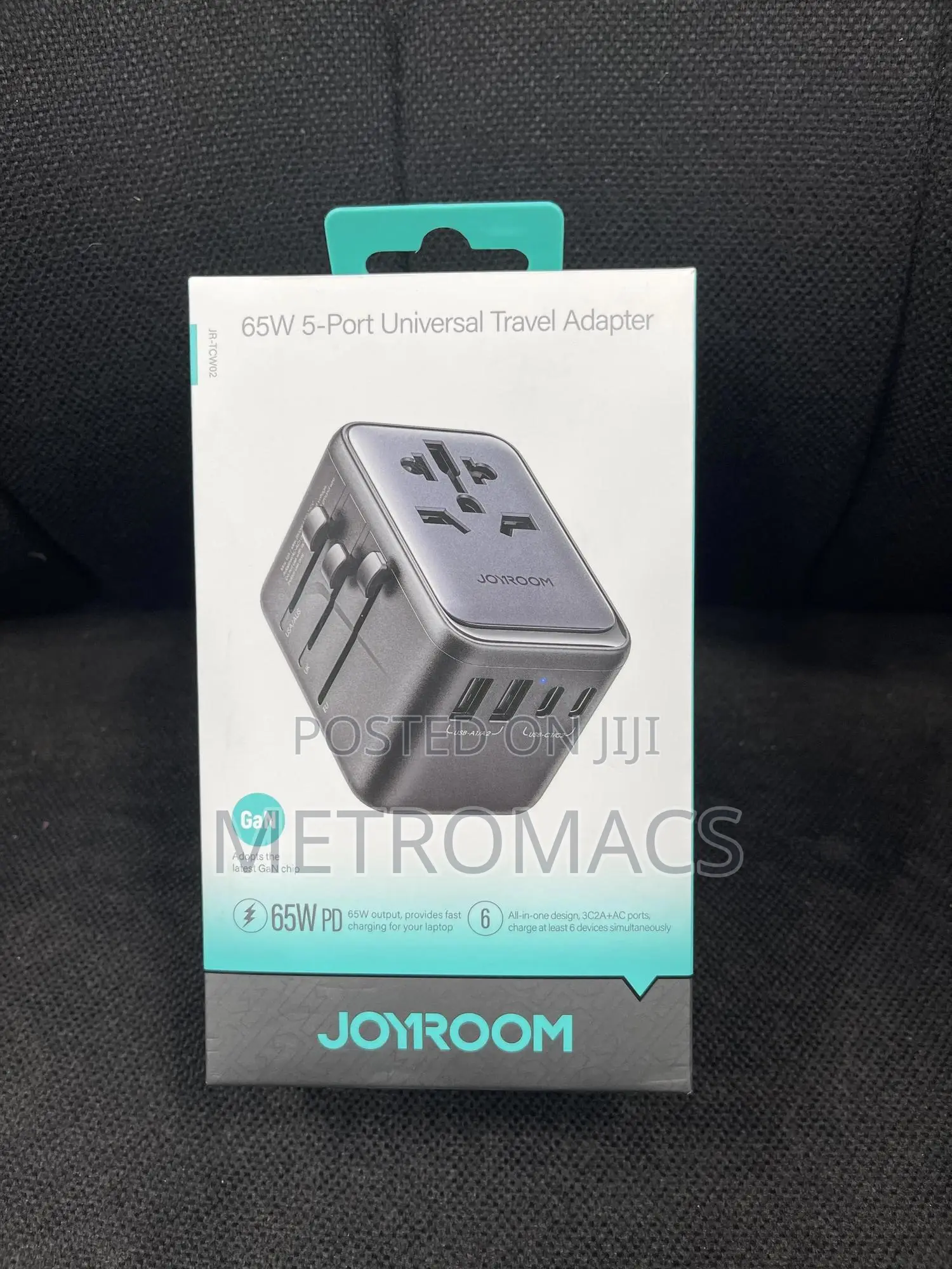 65w 5-Port Universal Travel Adapter