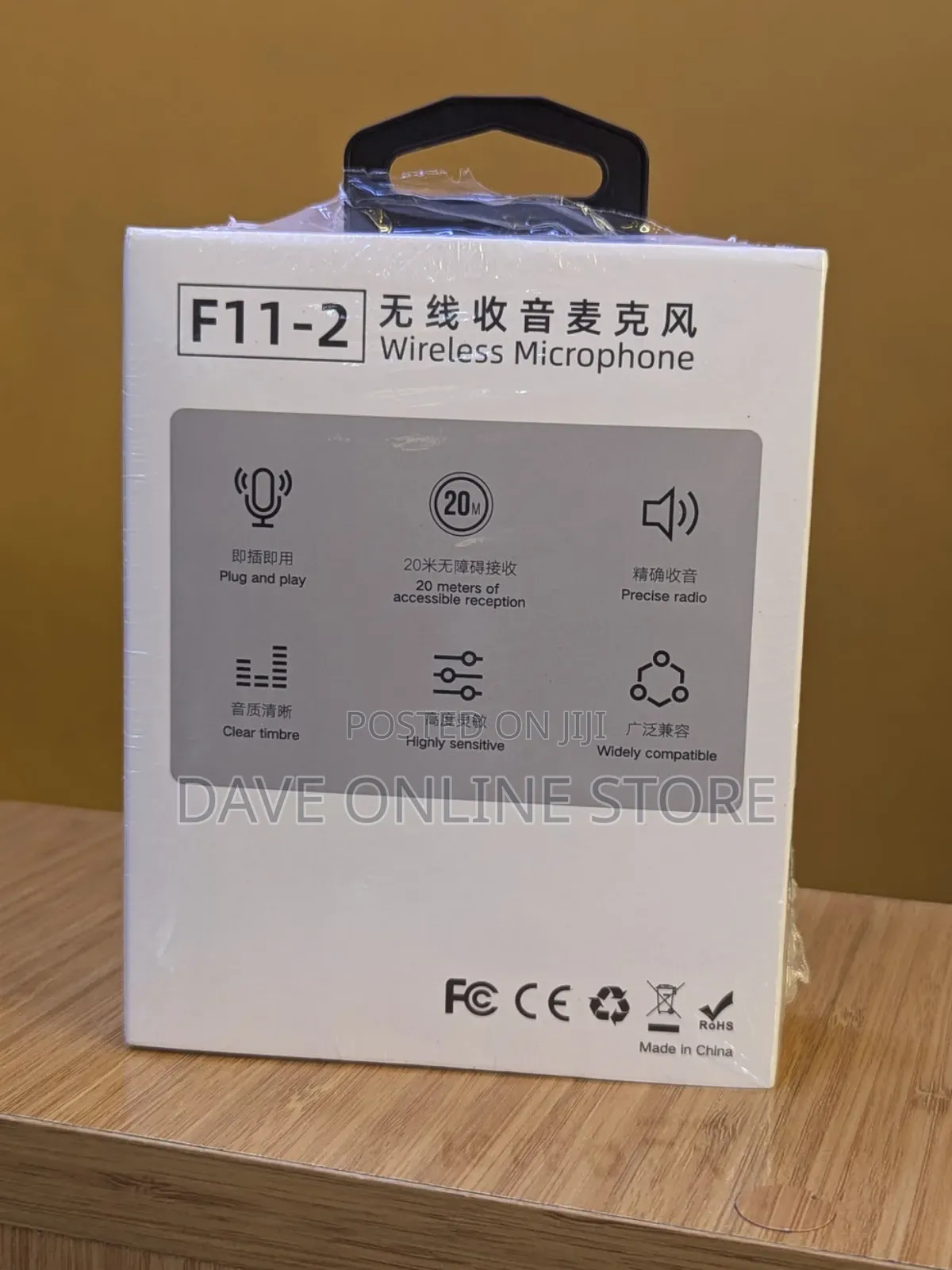 Wireless Microphone F11-2 Dual Mic