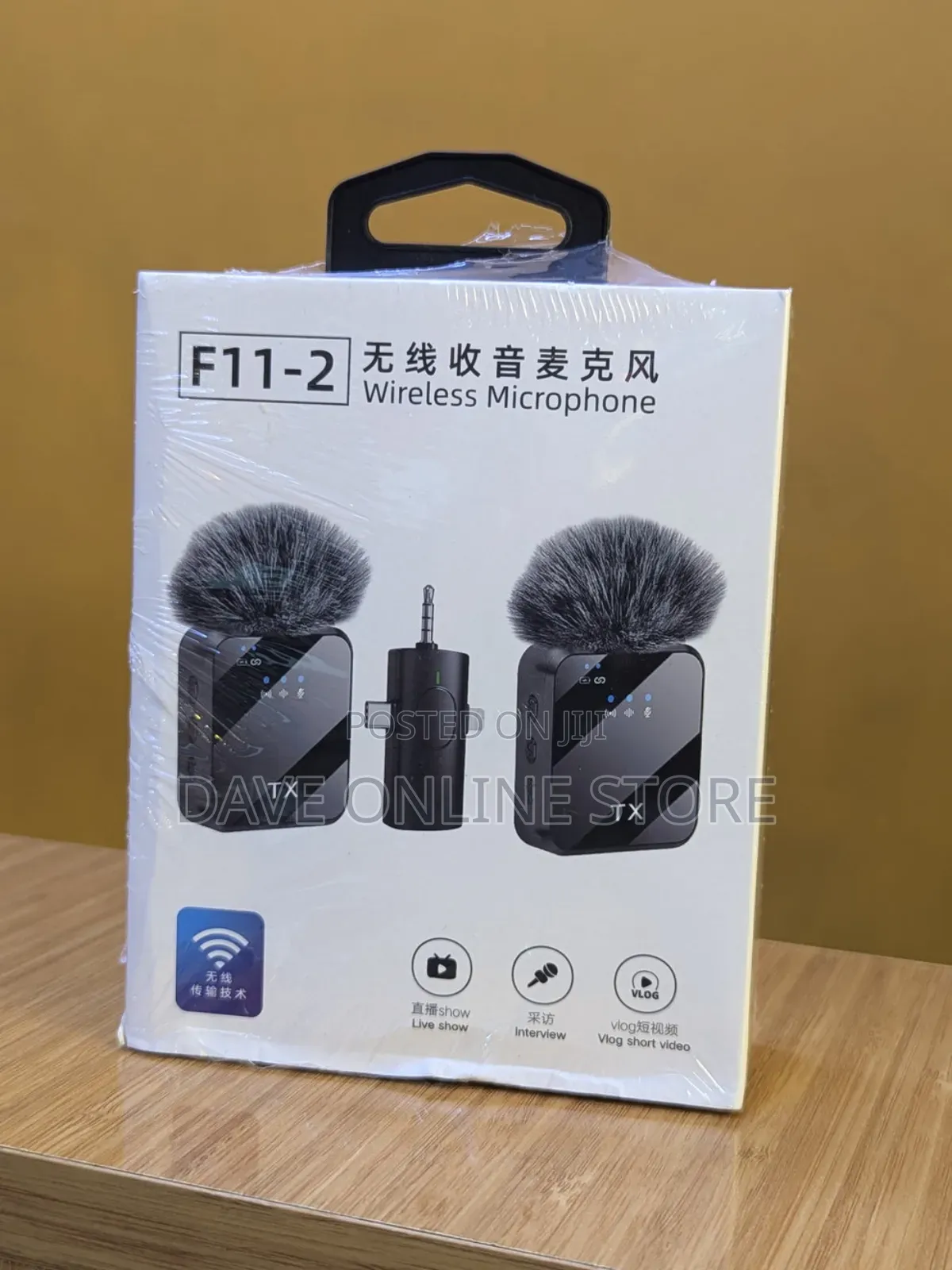 Wireless Microphone F11-2 Dual Mic
