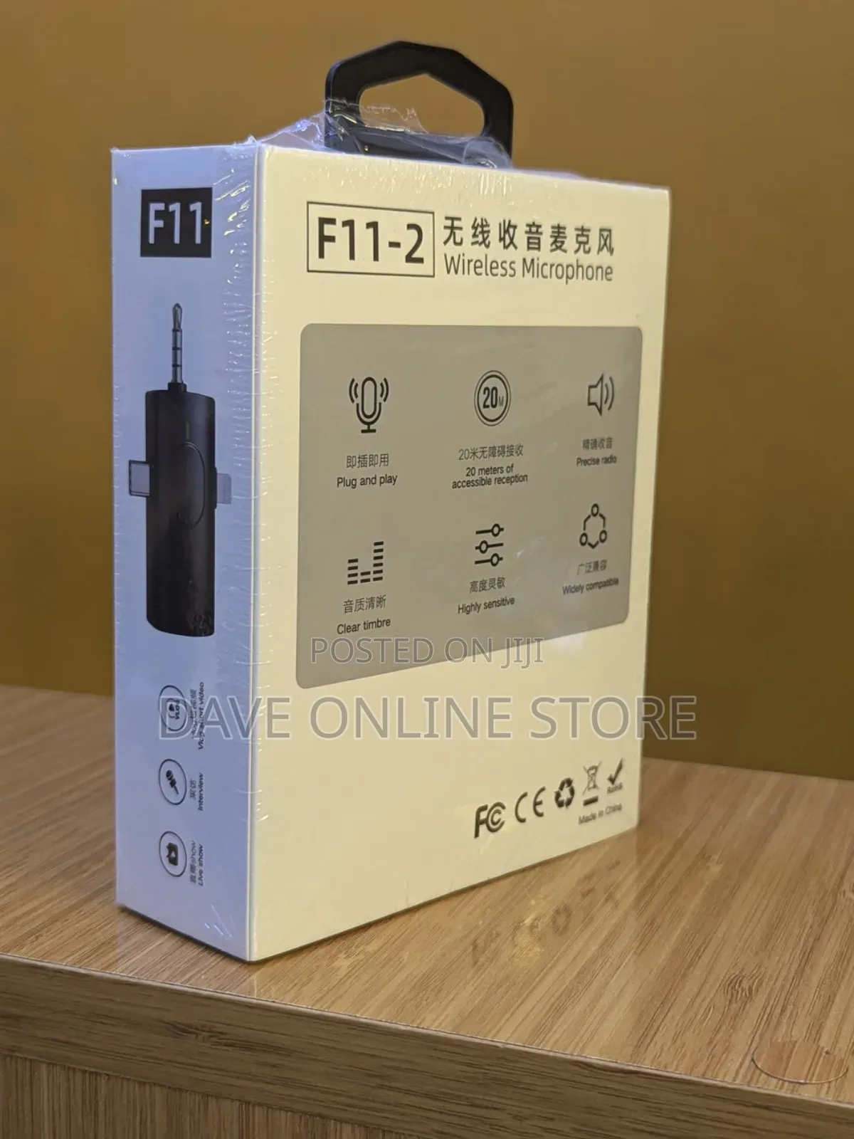 Wireless Microphone F11-2 Dual Mic