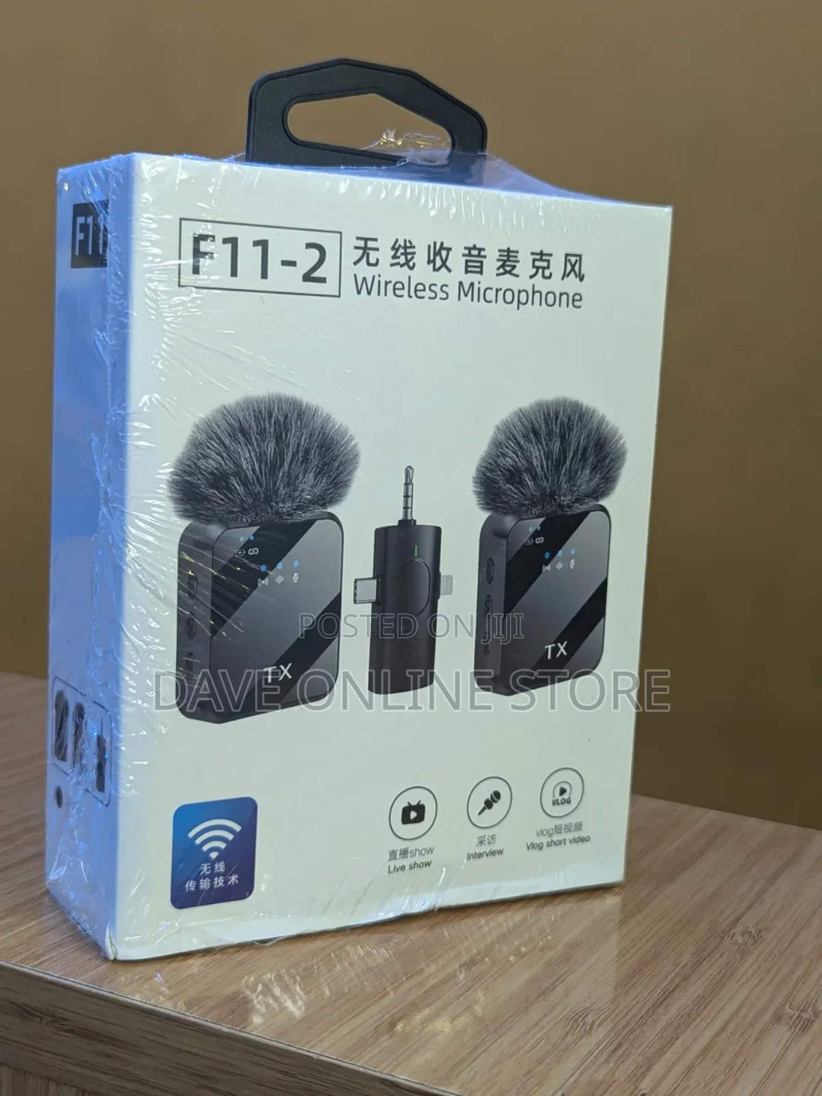 Wireless Microphone F11-2 Dual Mic