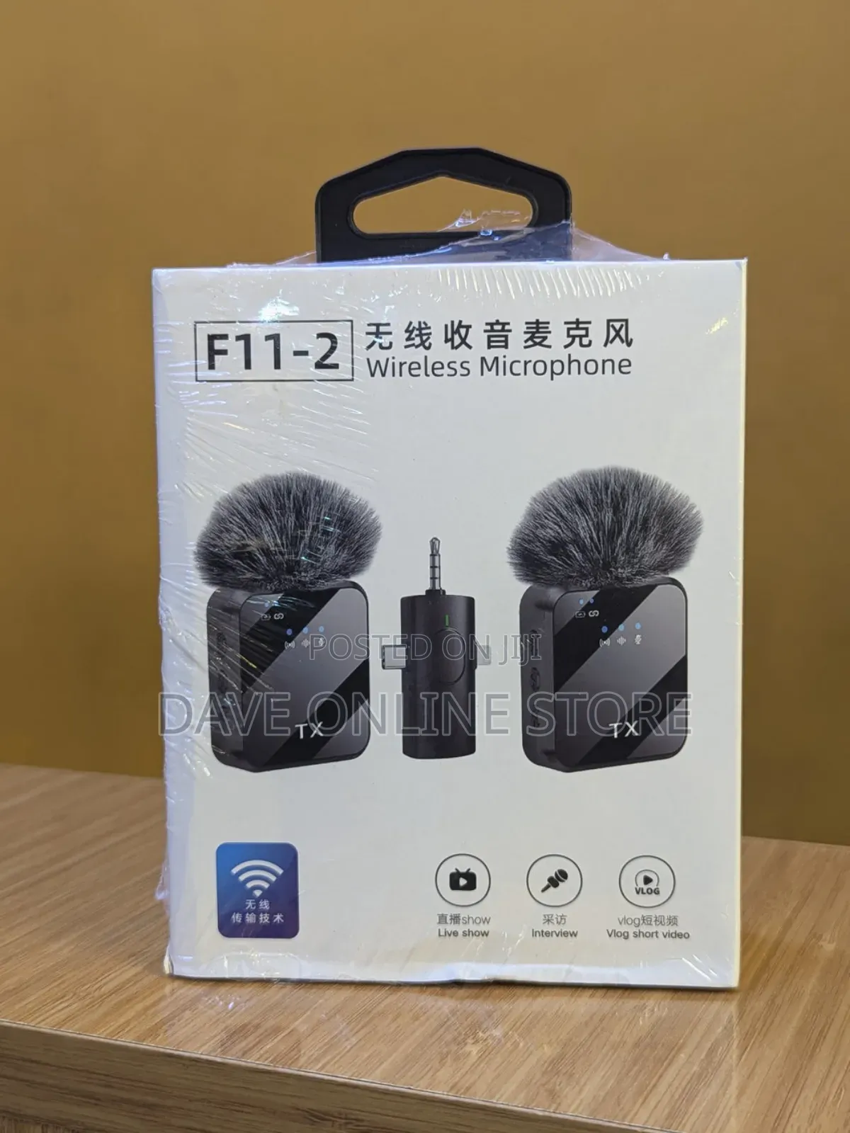 Wireless Microphone F11-2 Dual Mic