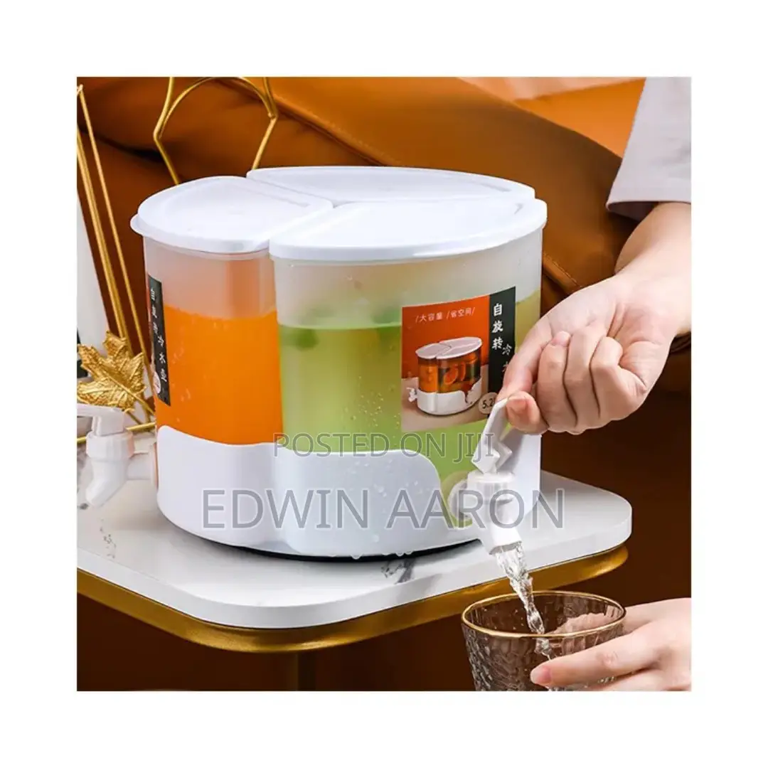 3 in 1 Rotating Plastic Cold Drinks Dispenser