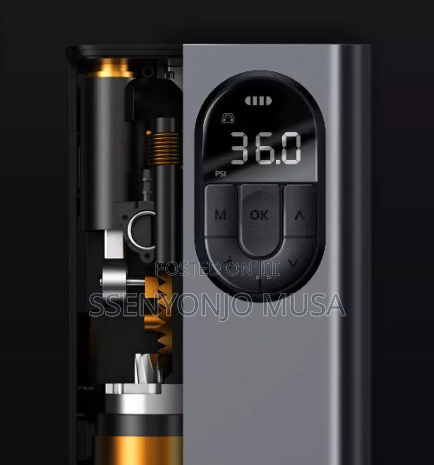 Baseus Portable Air Compressor Inflator -Handheld, Led Light