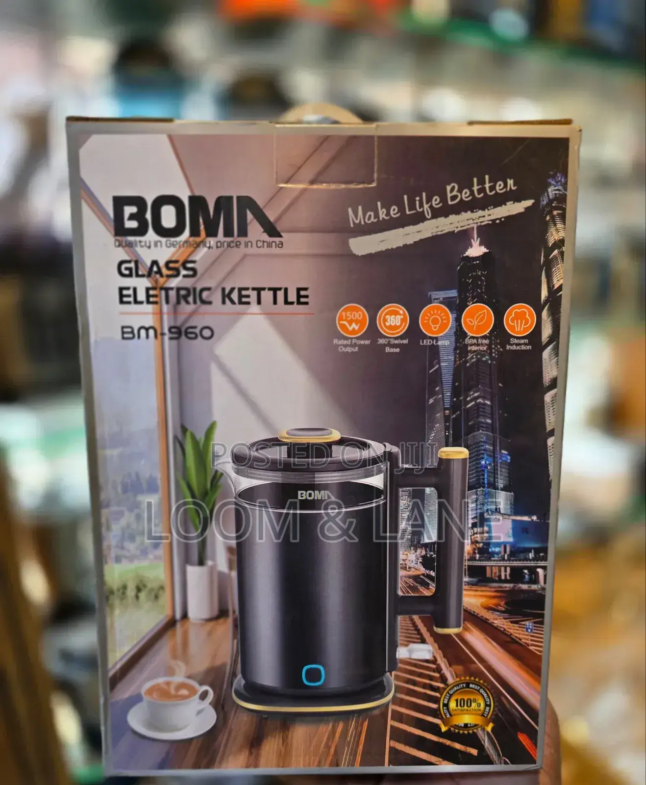 Boma Glass Electric Kettle