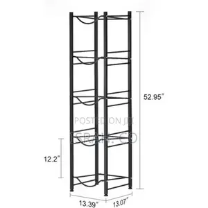 Water Cooler Jug Rack 5 Tier, Water Jug Holder 5