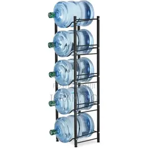 Water Cooler Jug Rack 5 Tier, Water Jug Holder 5