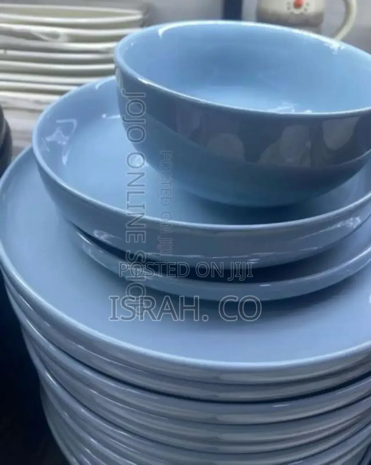 Light Blue Ceramic Dishes