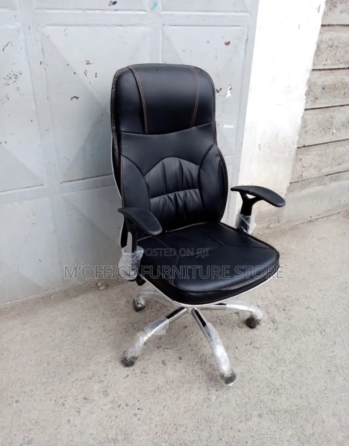 Pure Leather Office Chairs Adjustable