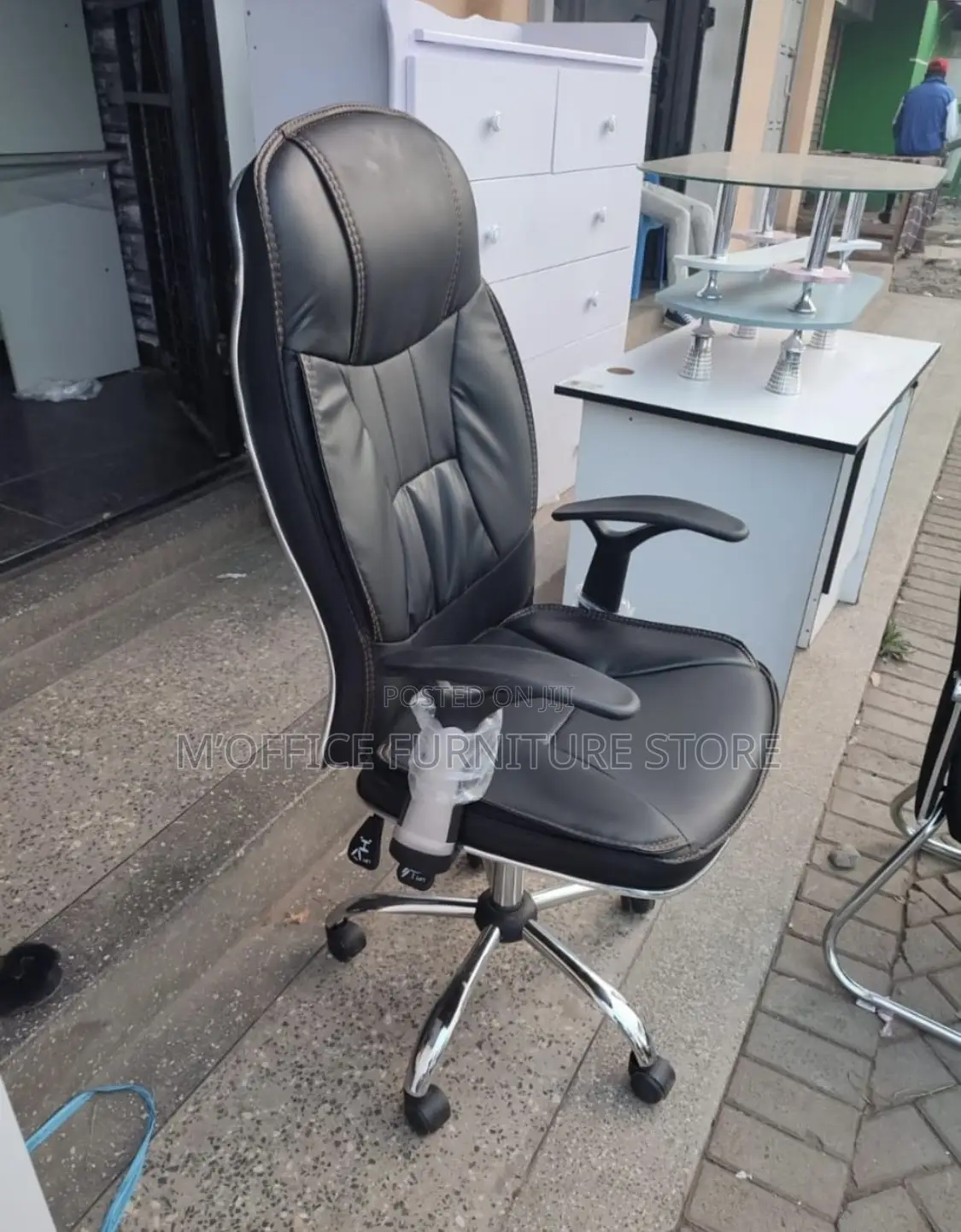 Black Recliner Soft Seat Office Chairs