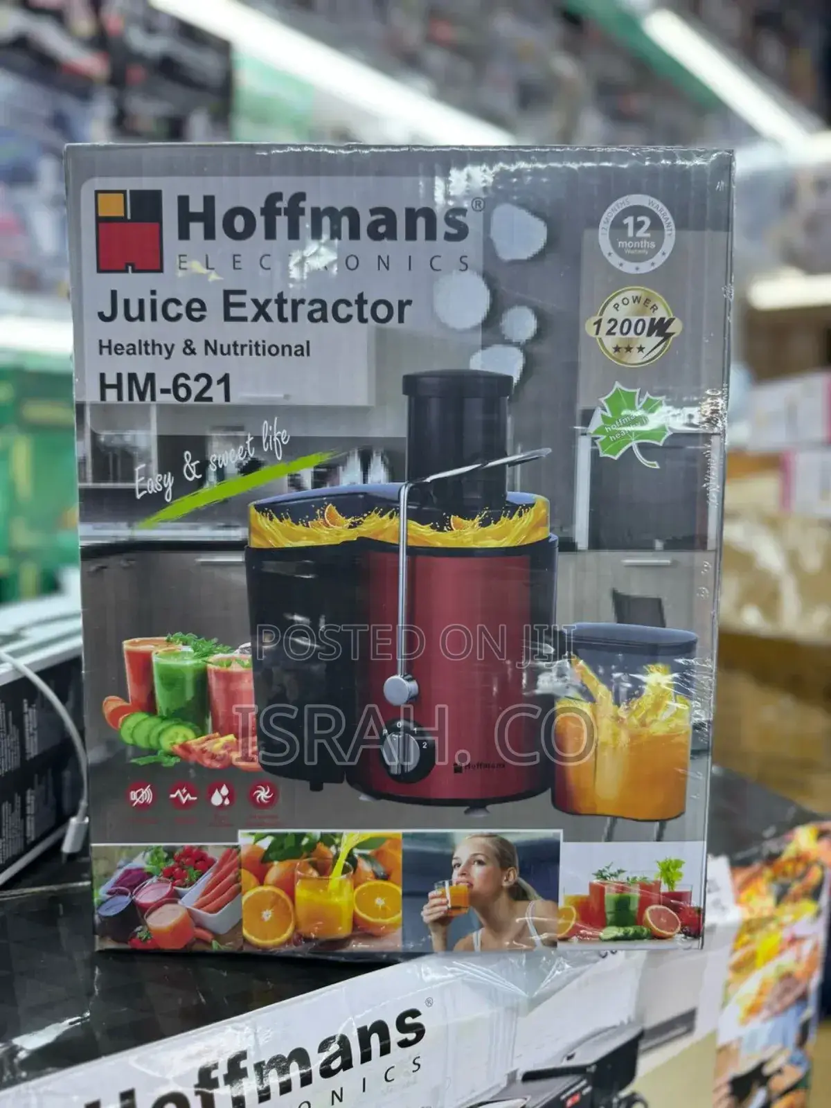 Electronics Juice Extractor, Model Hm-621