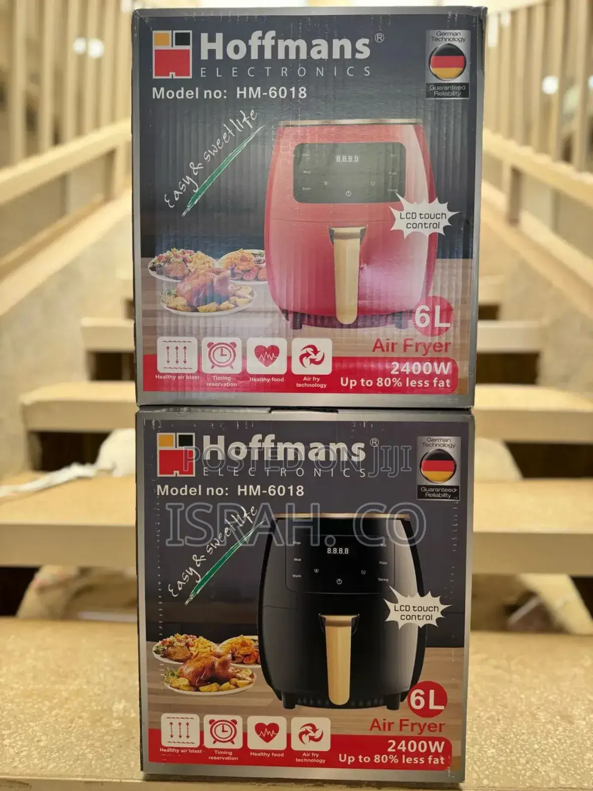 Hoffmans 6l Digital Air Fryer, Model Hm-6018