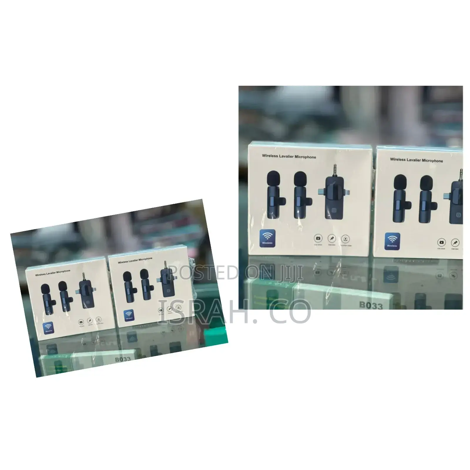  3 in 1 Wireless Lavalier Microphone