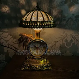 Photo - Classic Art Bedside Lamp With Alarm