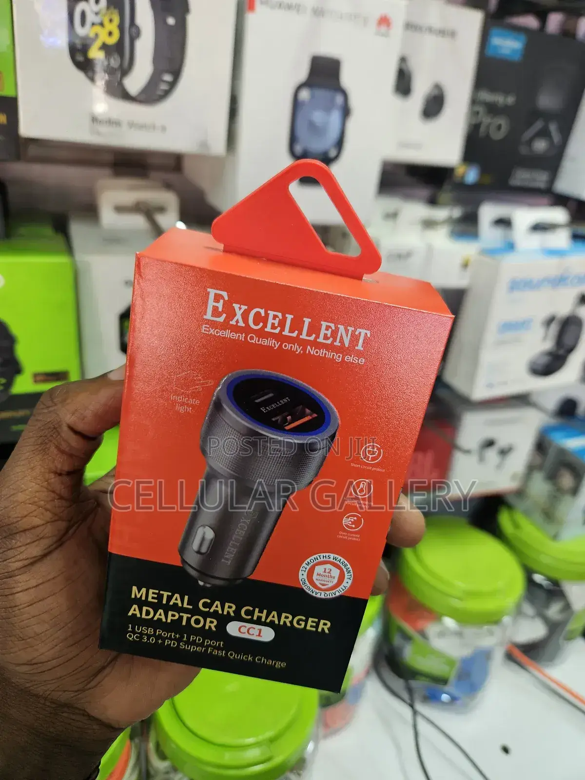 Excellent Car Charger With Type-C and Usb-a Output