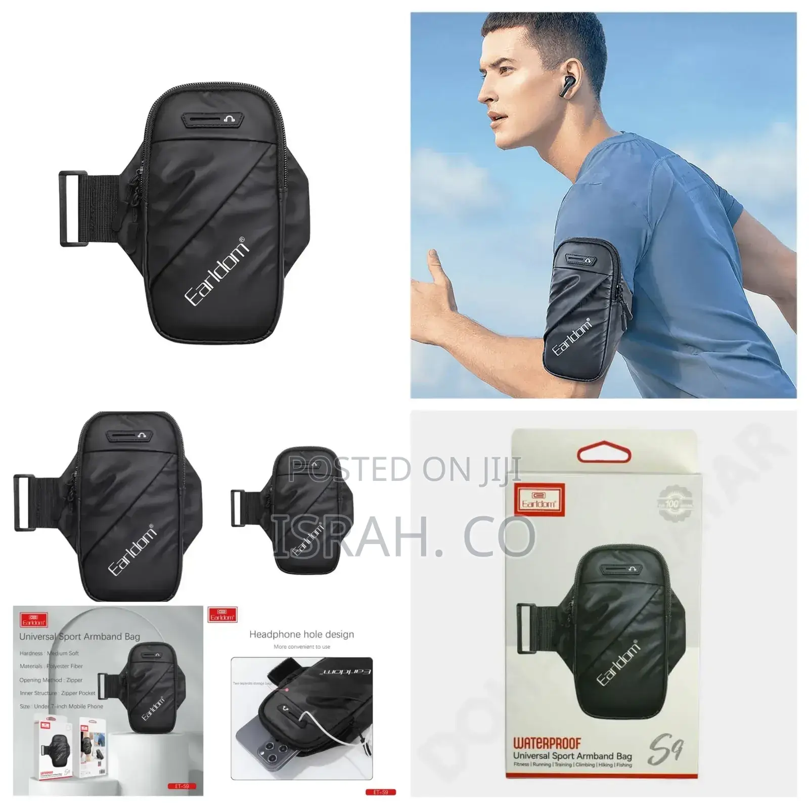 Earldom S9 Waterproof Universal Sport Armband Bag