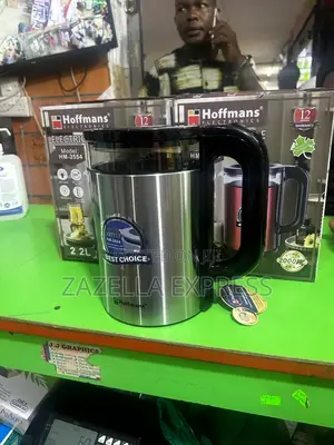 Hoffman’S Half Glass Kettle 2.2l