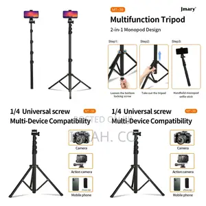 Jmary Mt-39 2-in-1 Portable Tripod and Selfie Stick