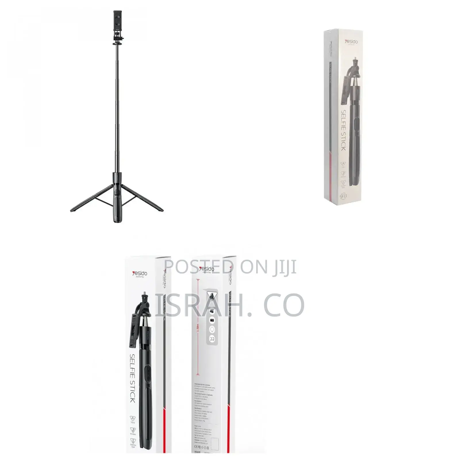 Yesido Sf13 Wireless Bluetooth Selfie Stick With Tripod