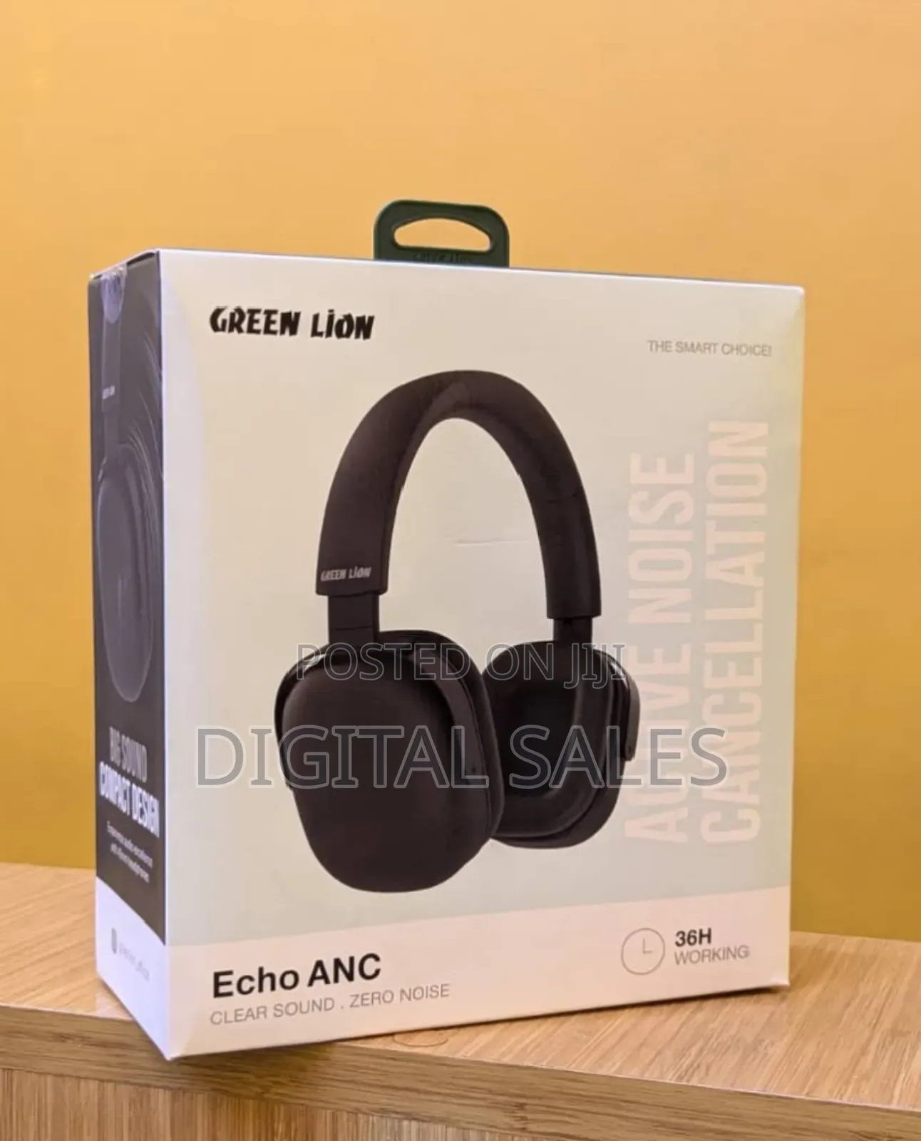 Green Lion Headphone Echo Anc, Clear Sound Zero Noise