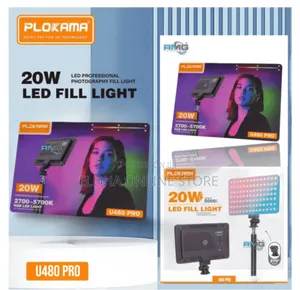 Plokama U480 Pro RGB Photography Brightled Video Light