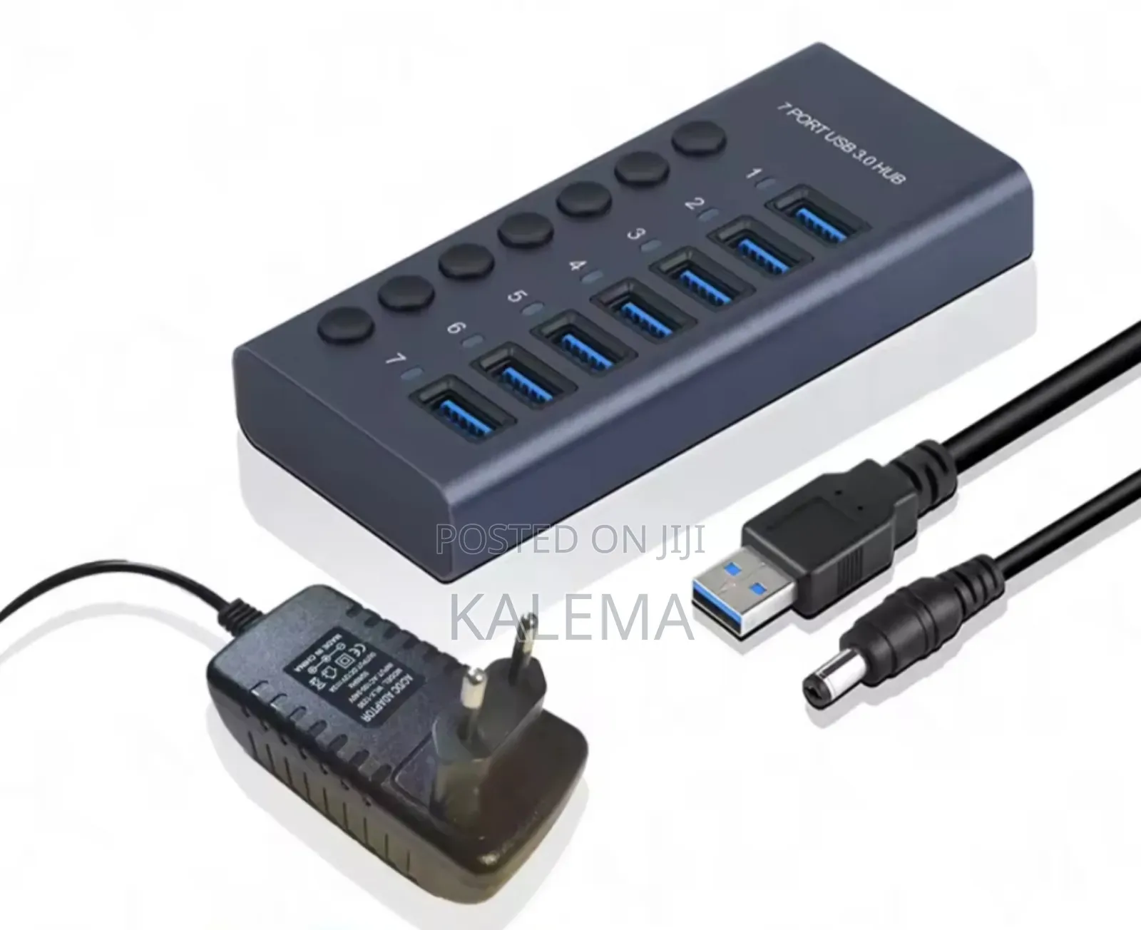 10 Port Usb 3.0 Hub Aluminum Multi Splitter Quick Pd