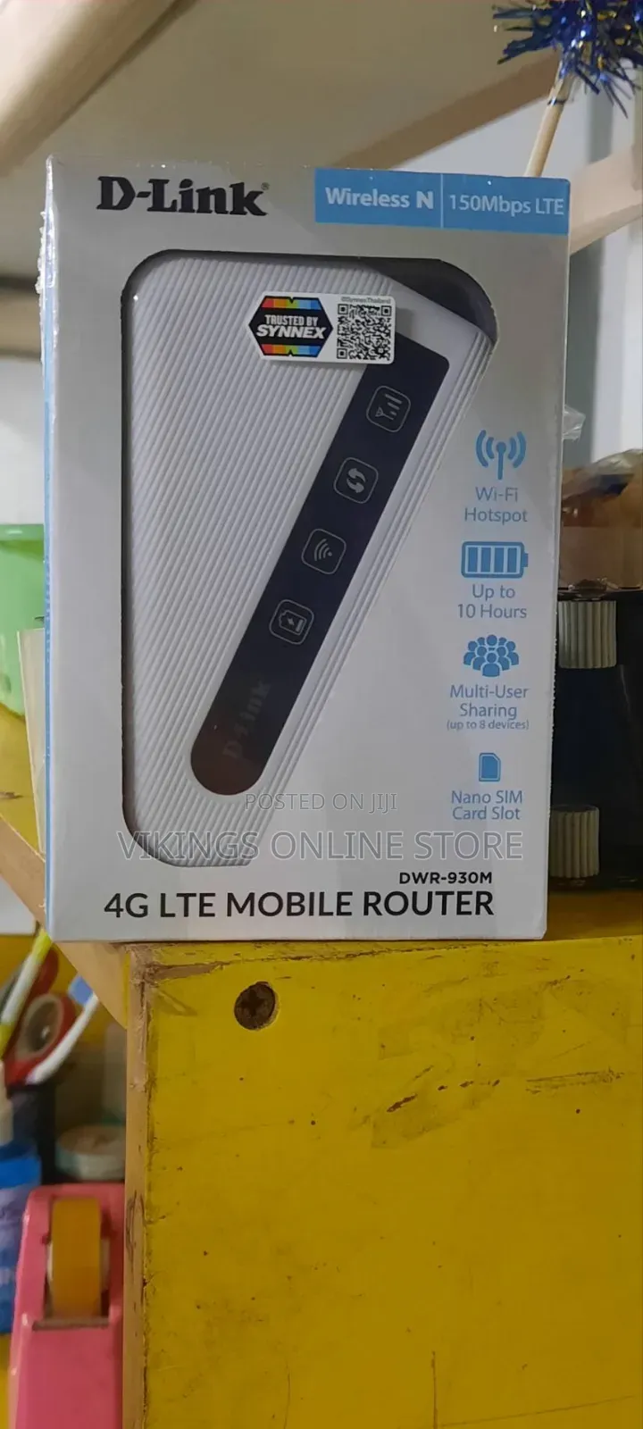 D-Link Mifi 4g (Dwr-930m) 150 MBPS Wifi Speeds Up To150 MBPS