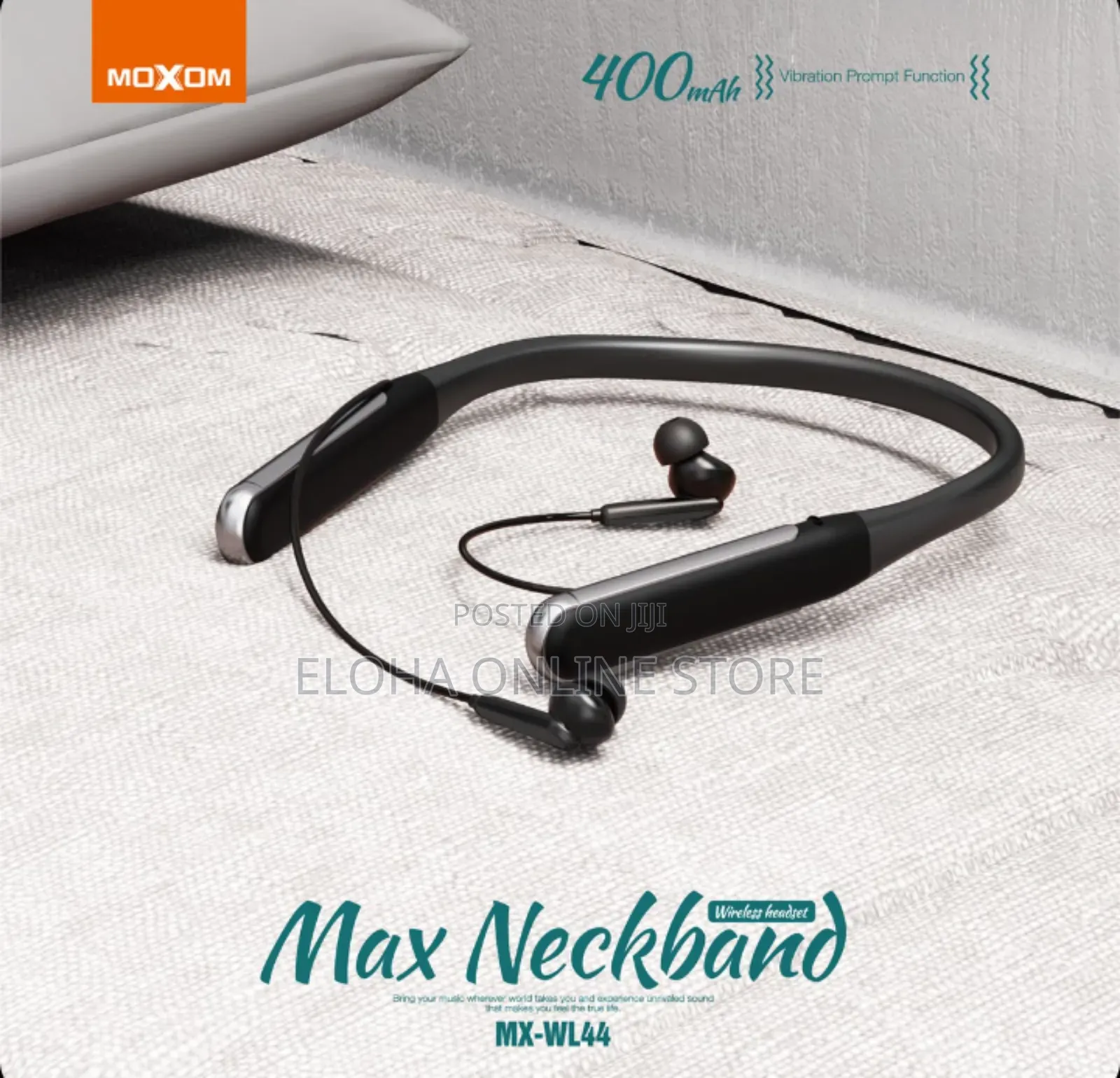Moxom Mx-Wl44 Max Neckband Wireless Headset