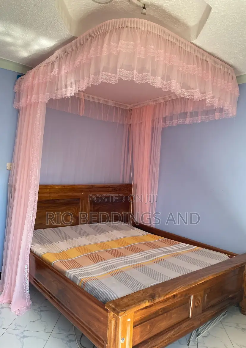 Wall Mount Mosquito Net / Colours Pink