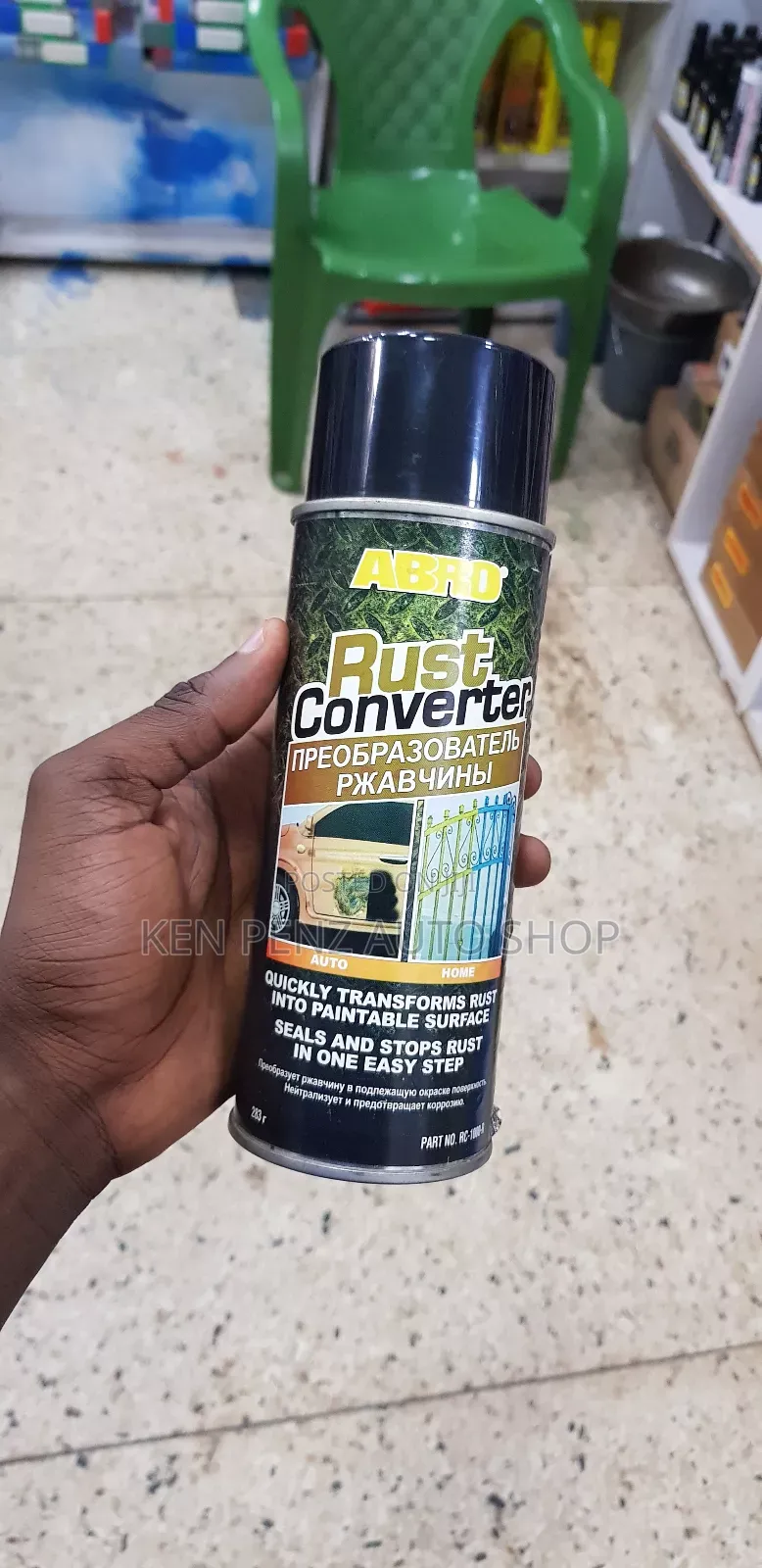 Rust Remover for All Car Bodies and Other Metals
