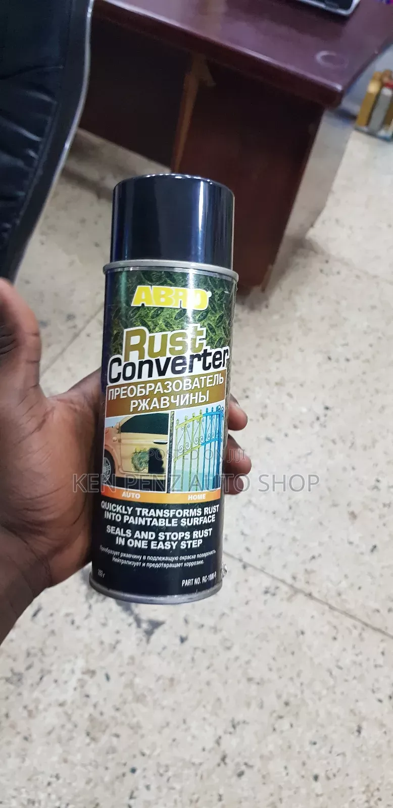 Rust Remover for All Car Bodies and Other Metals