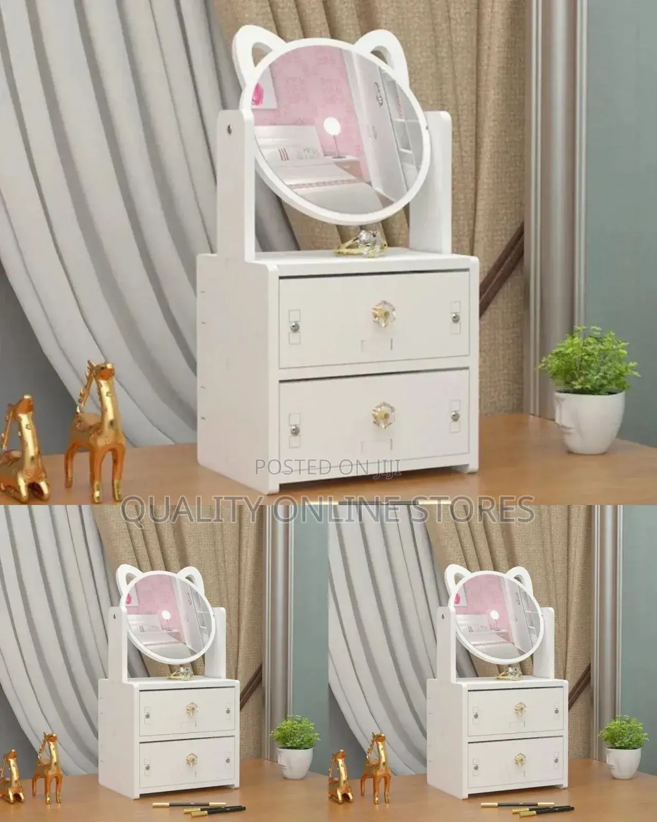 Portable Maker Up Storage Rack