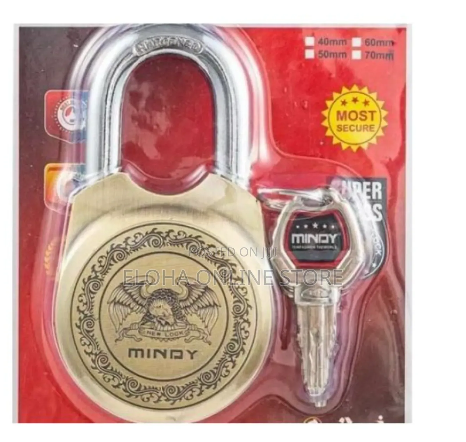 Mindy Brand Round Padlock