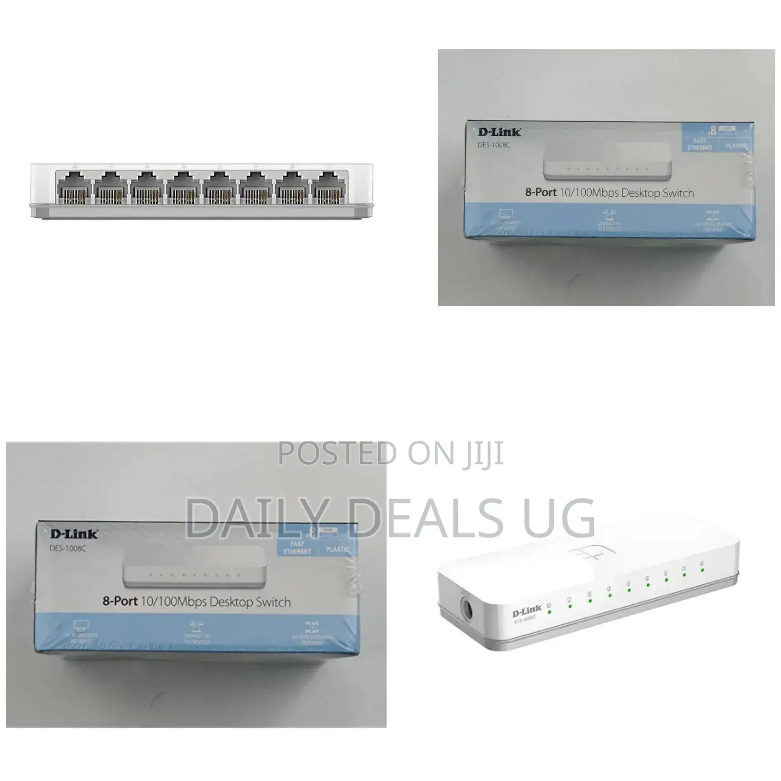 D-Link Des-1008c 10/100 MBPS Unmanaged Switch
