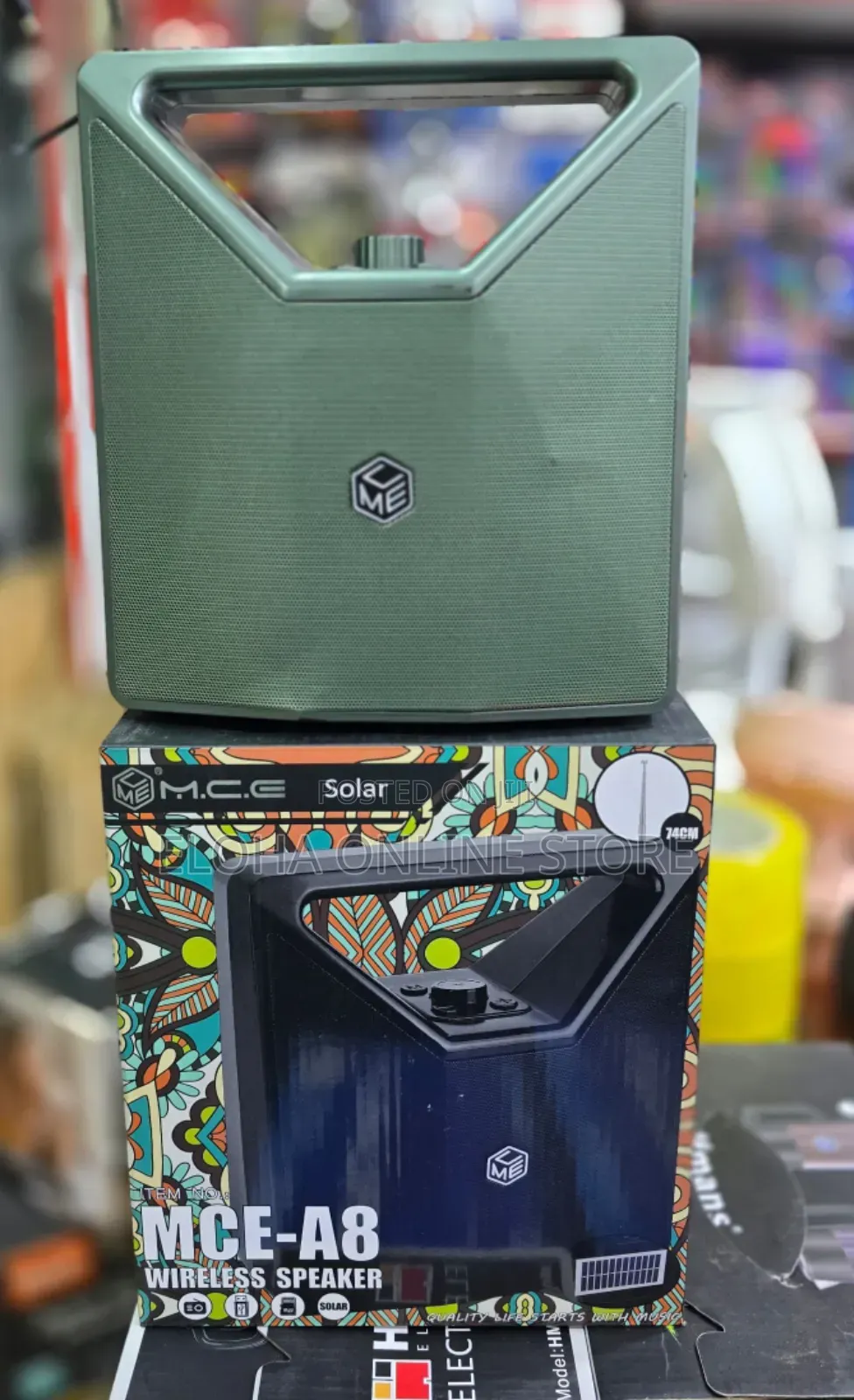 Portable Wireless Bluetooth Speaker/McE-A8 Solar Elect