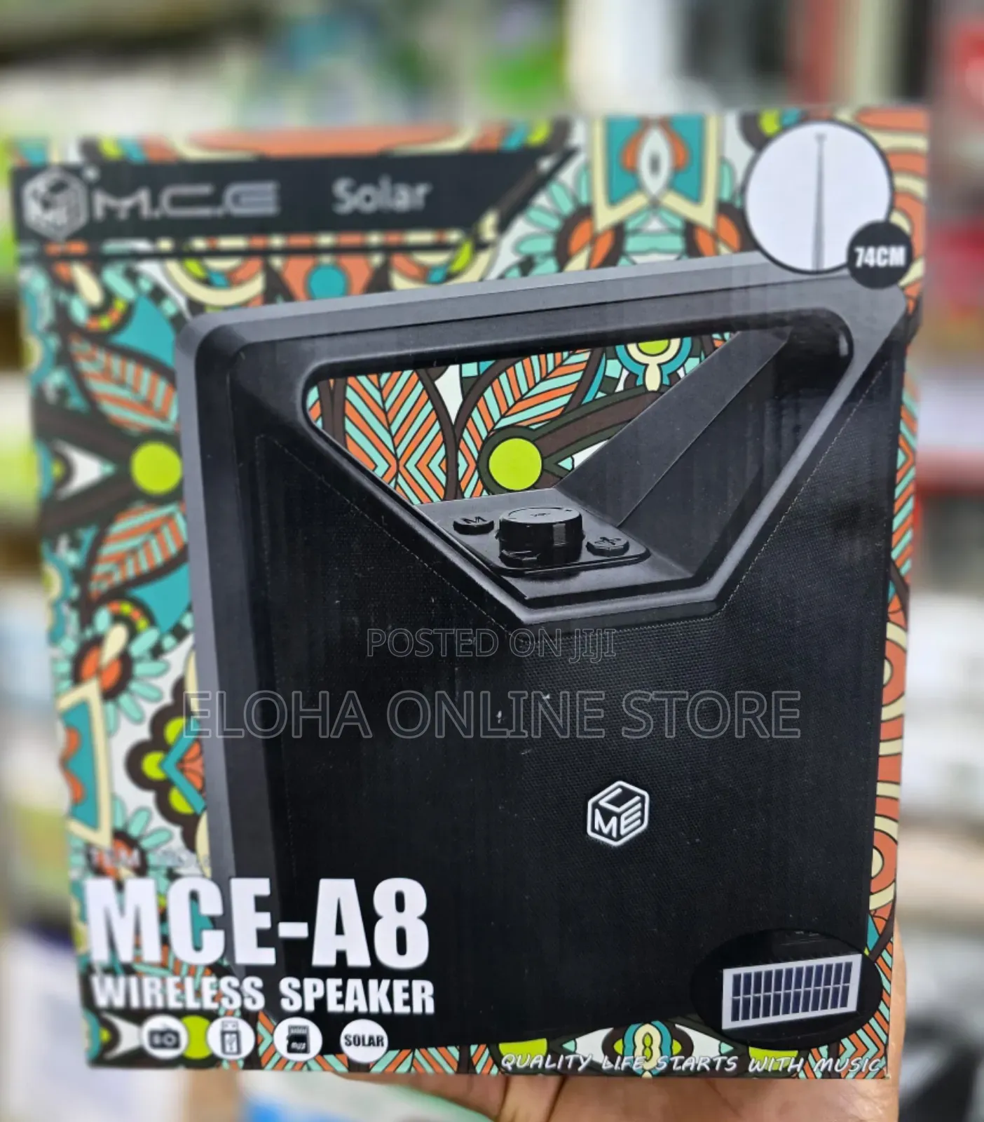 Portable Wireless Bluetooth Speaker/McE-A8 Solar Elect