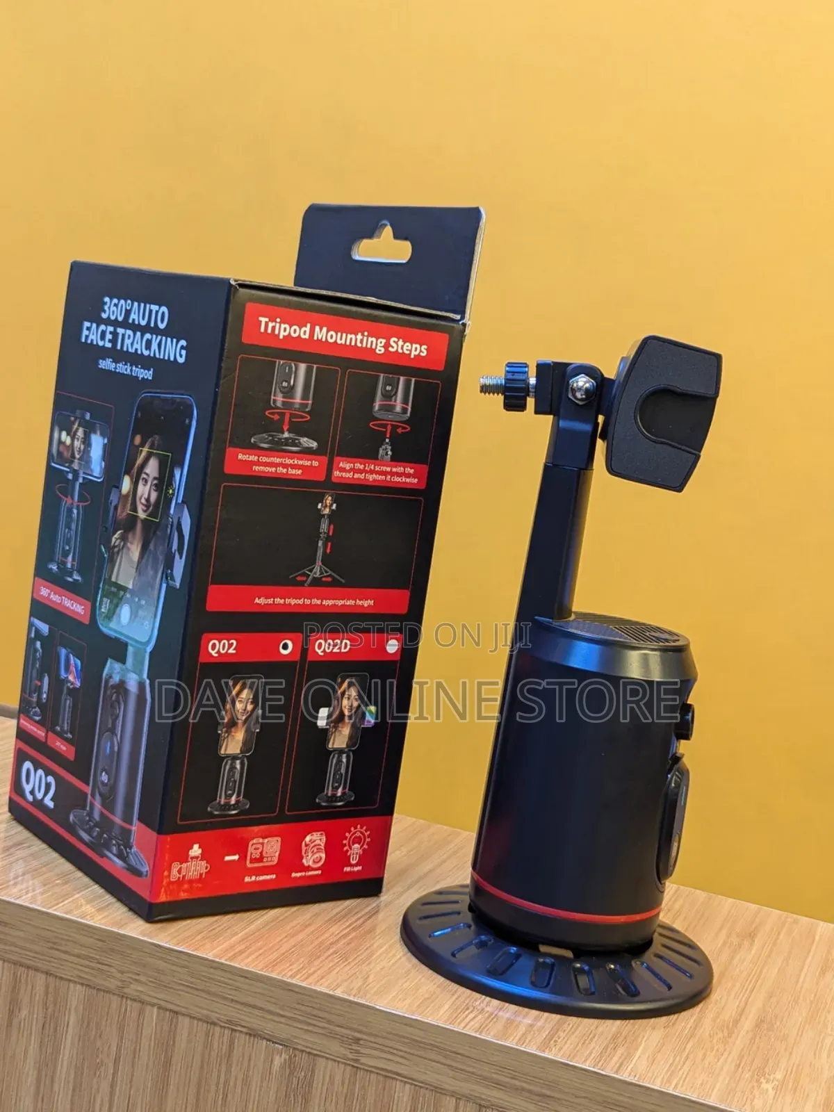 360° Auto Face Tracking Selfie Stick Tripod Q02