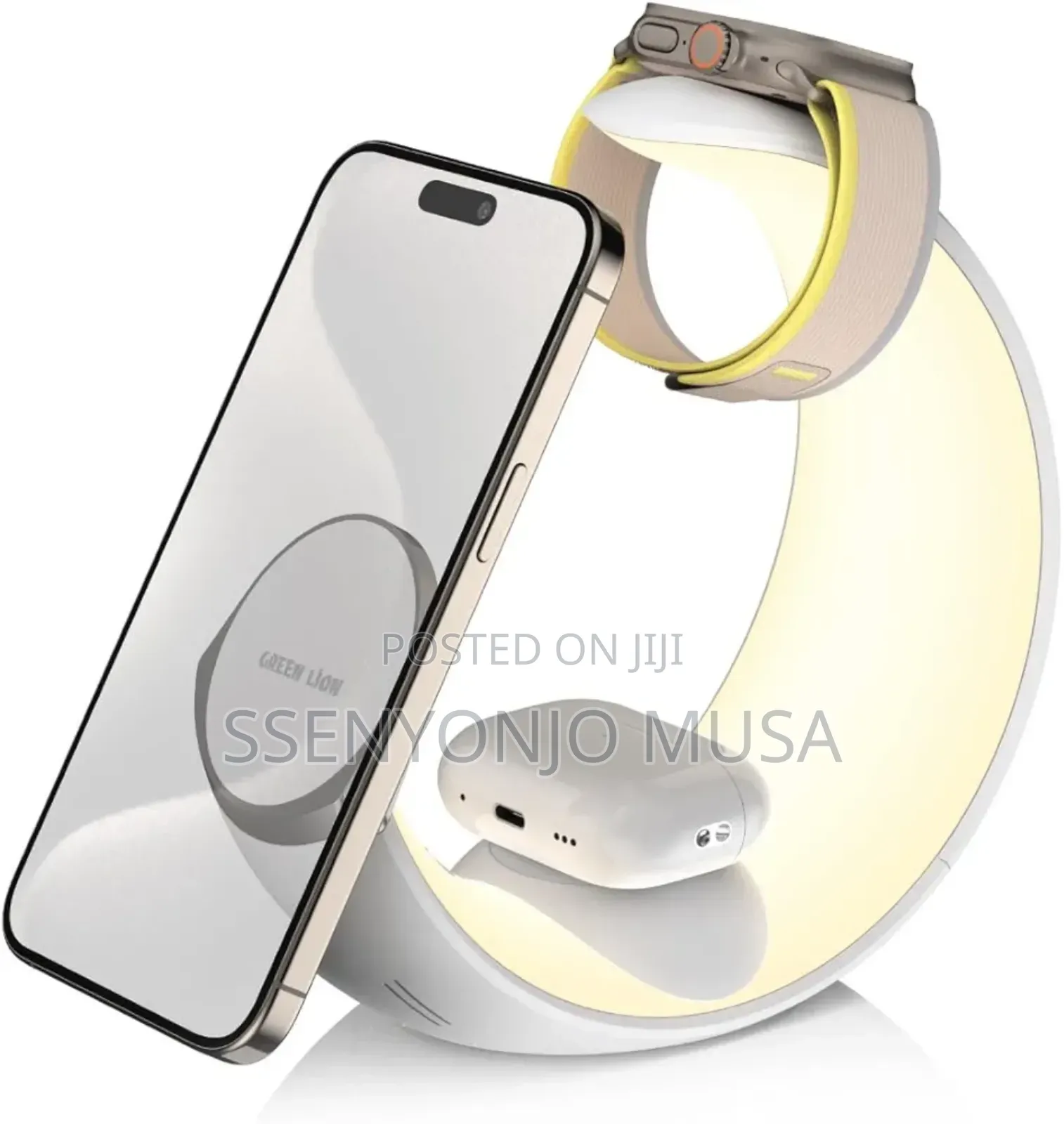 Green Lion Moon Charge 4-in-1 Wireless Charger - 15w Faster
