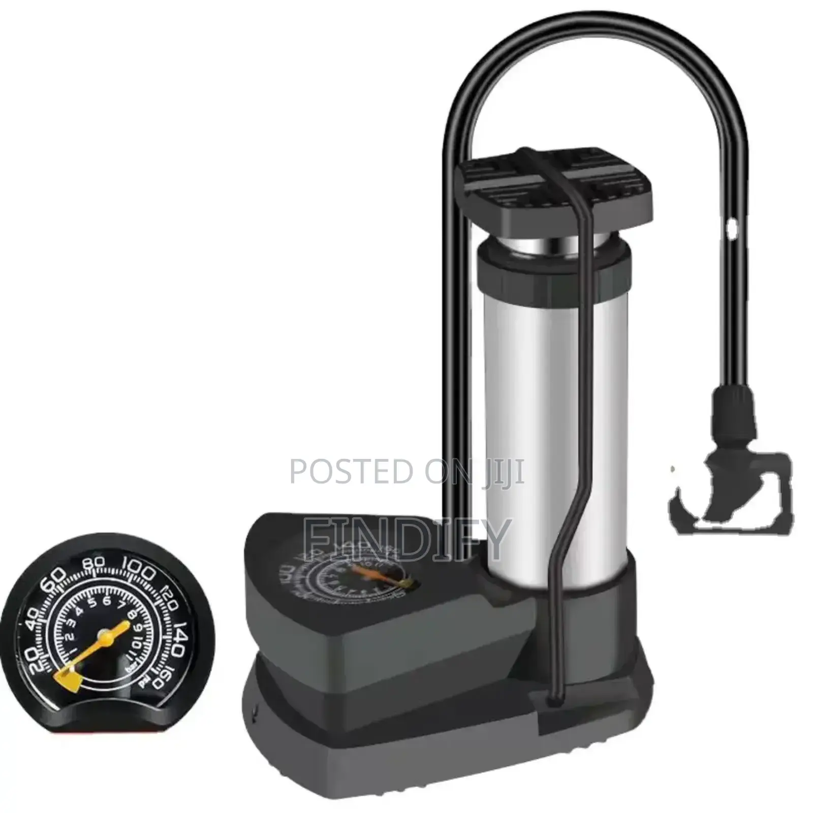 Portable
Tire Pump Foot Pedal High-Pressure Inflatable Pump