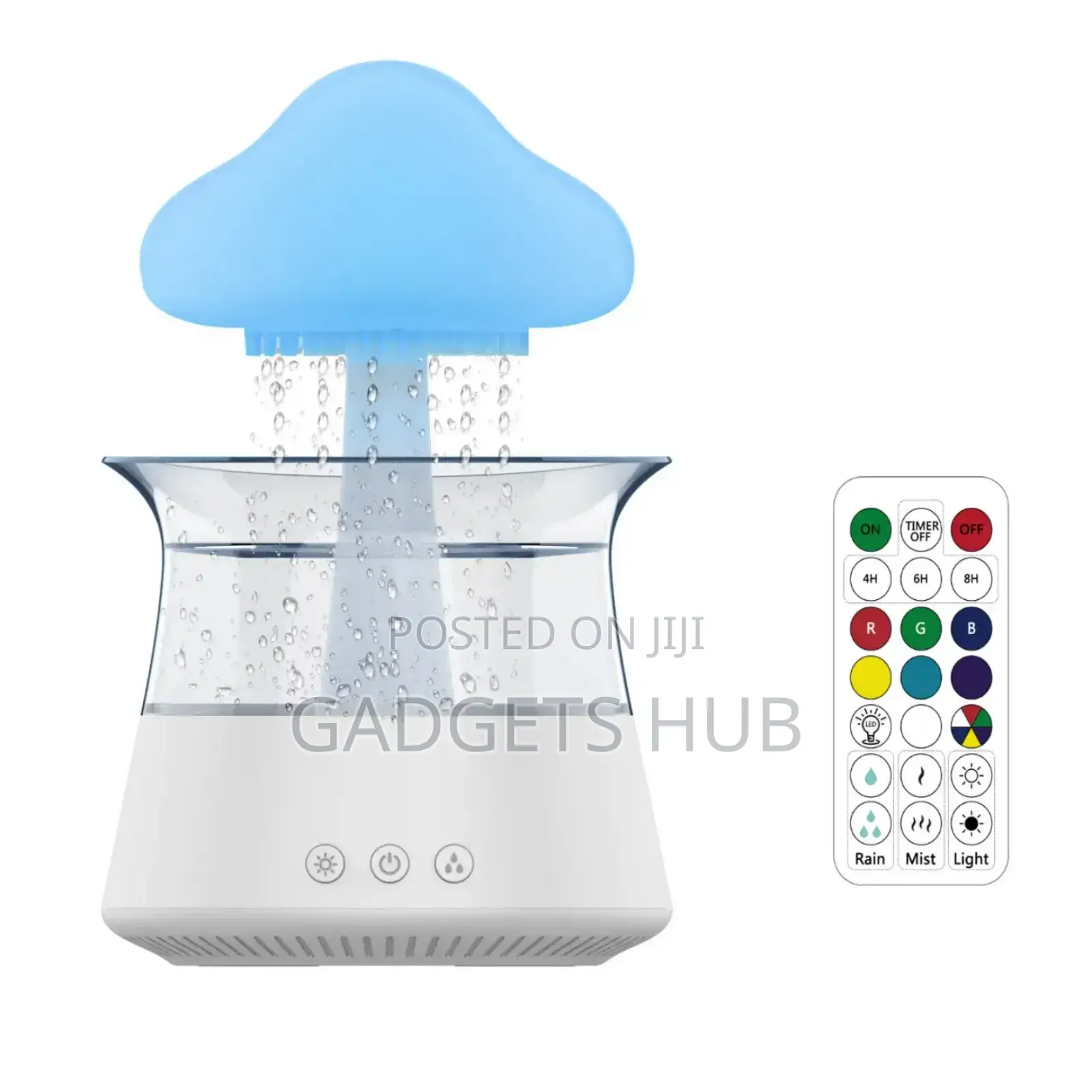 Raindrop Humidifier Mushroom Decoration
Ultrasonic Mist Make