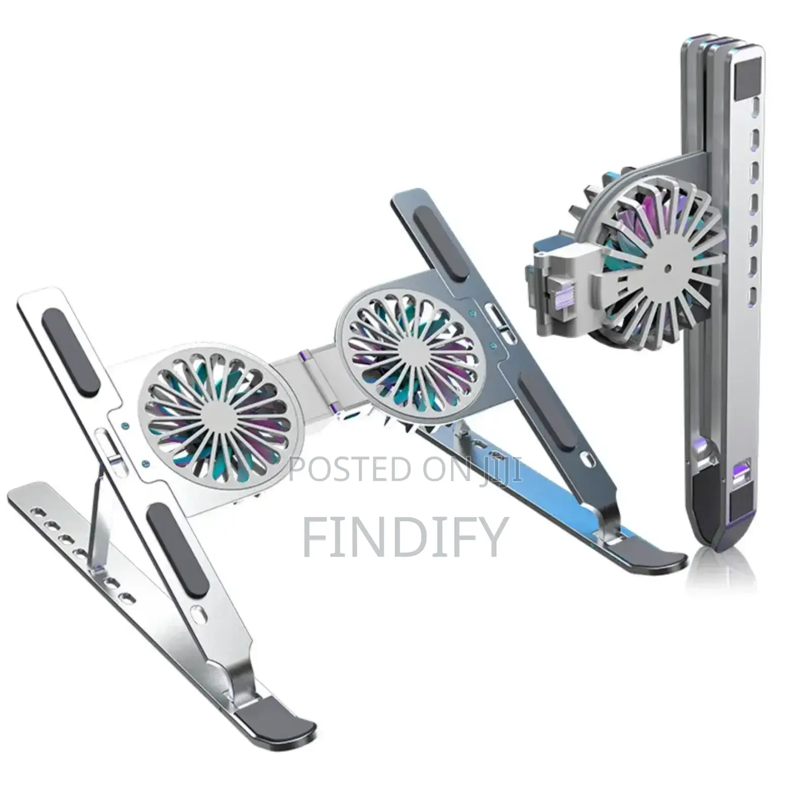 Foldable Laptop Holder Stand Double
Cooling Fan