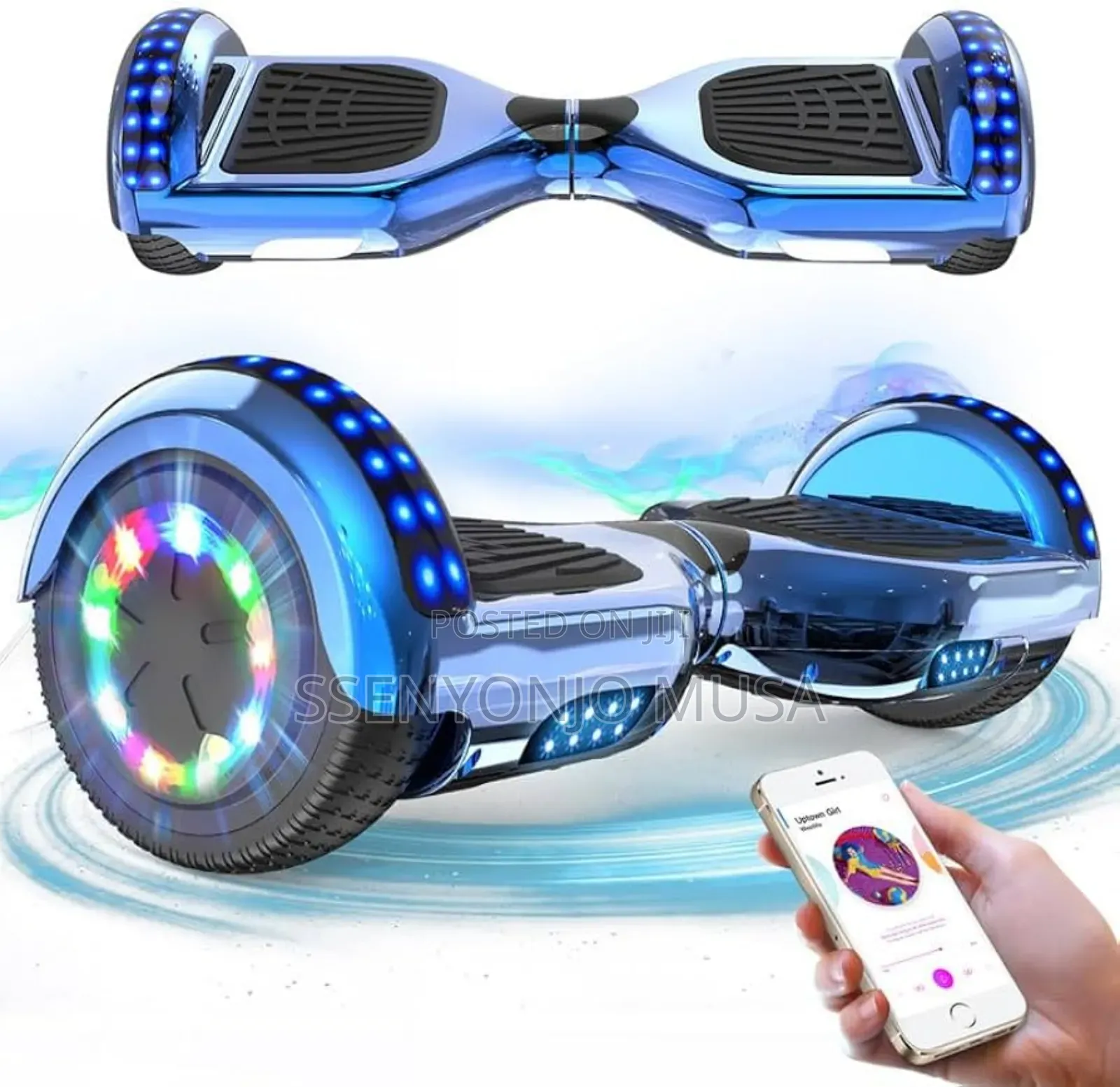 Hoverboard - 8" Self-Balancing Scooter With Bt Speaker Led