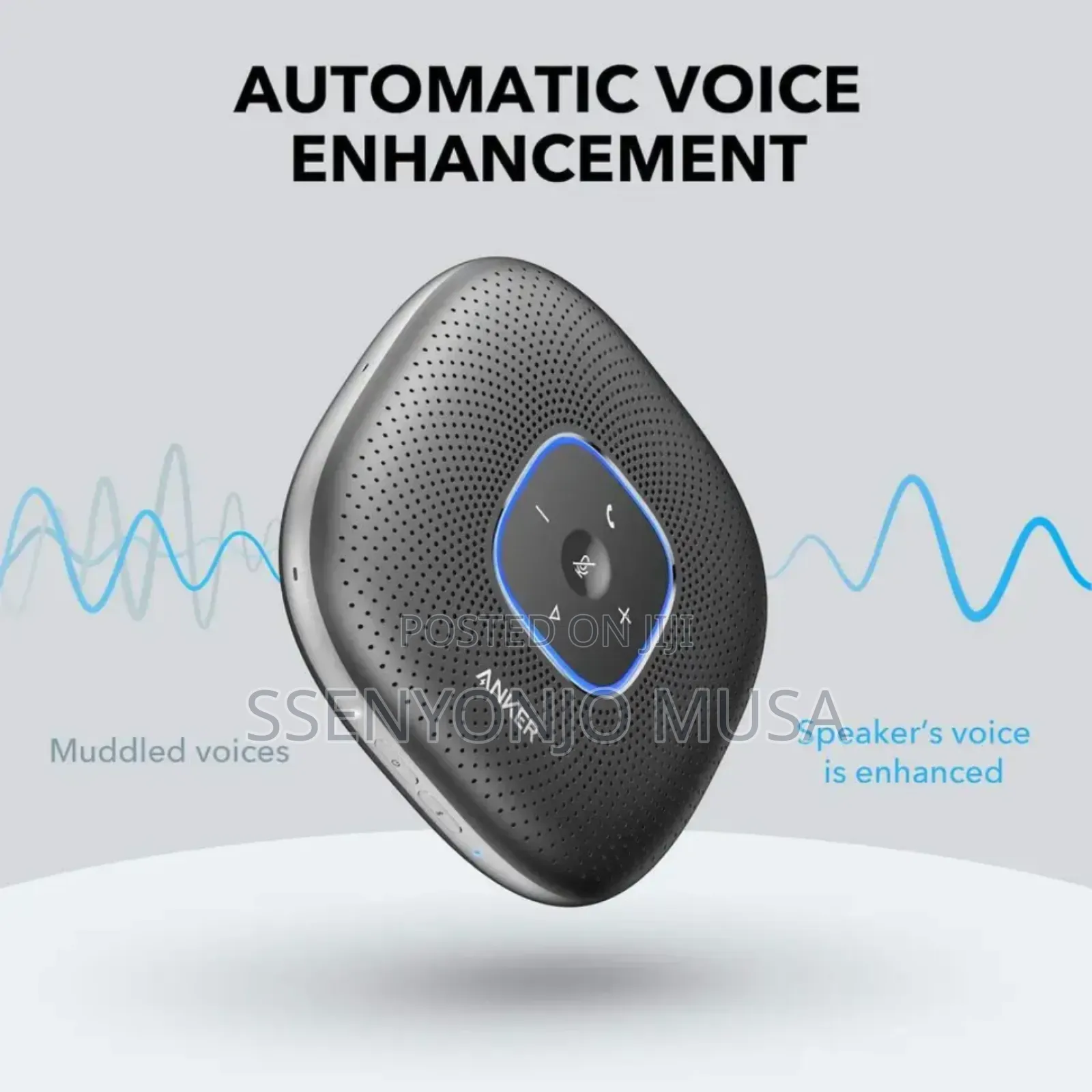 Anker Powerconf Bluetooth Speakerphone-6 Mics, 24h Call Time
