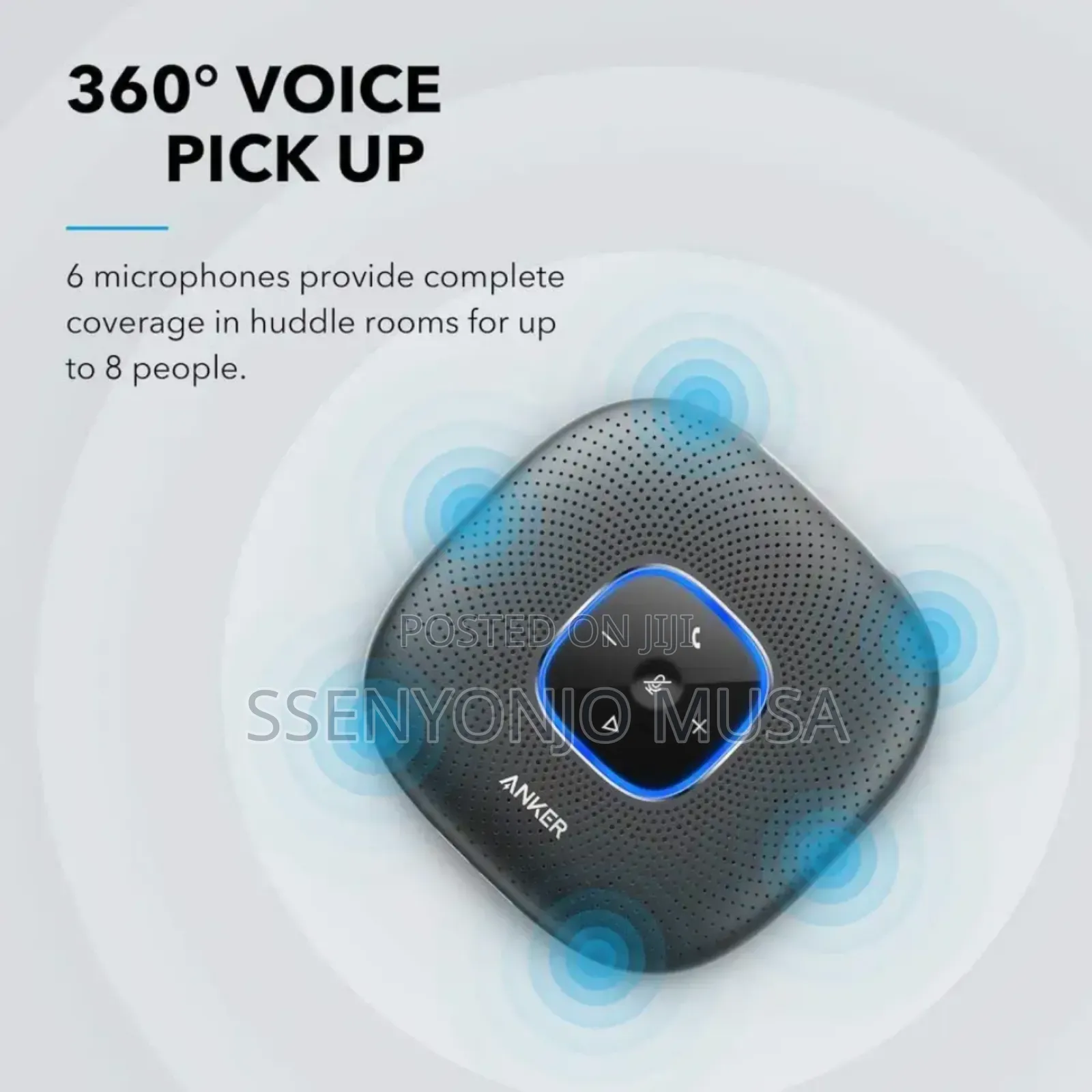 Anker Powerconf Bluetooth Speakerphone-6 Mics, 24h Call Time