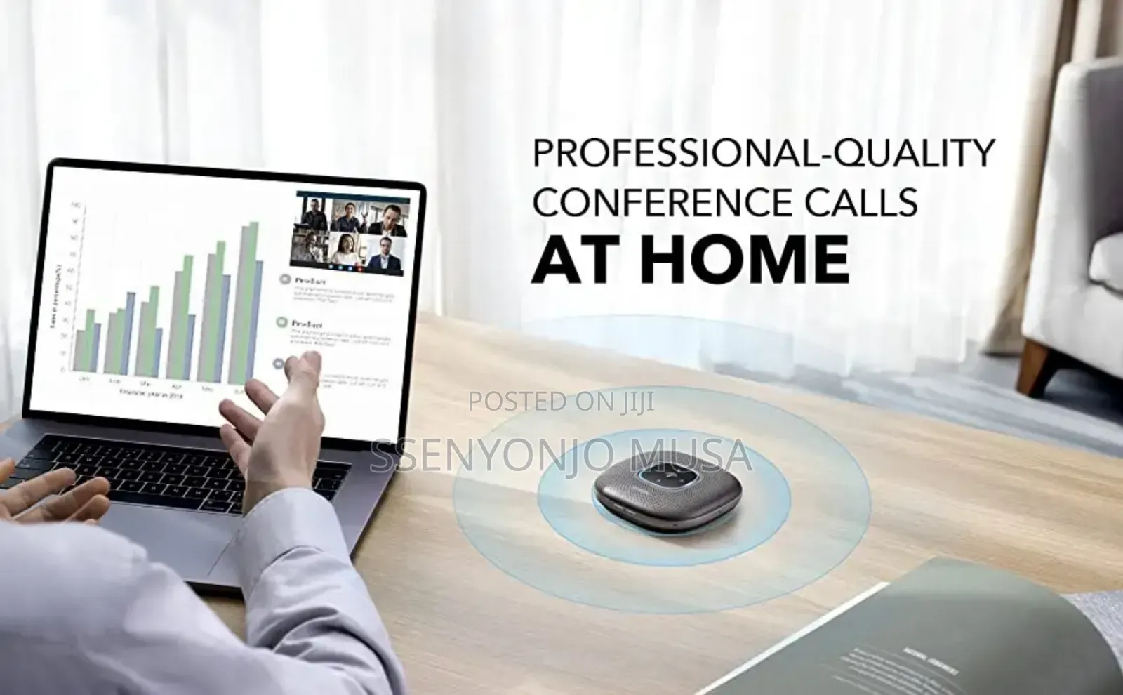 Anker Powerconf Bluetooth Speakerphone-6 Mics, 24h Call Time