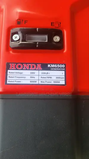 Key Start Gasoline Generator 5.5kva