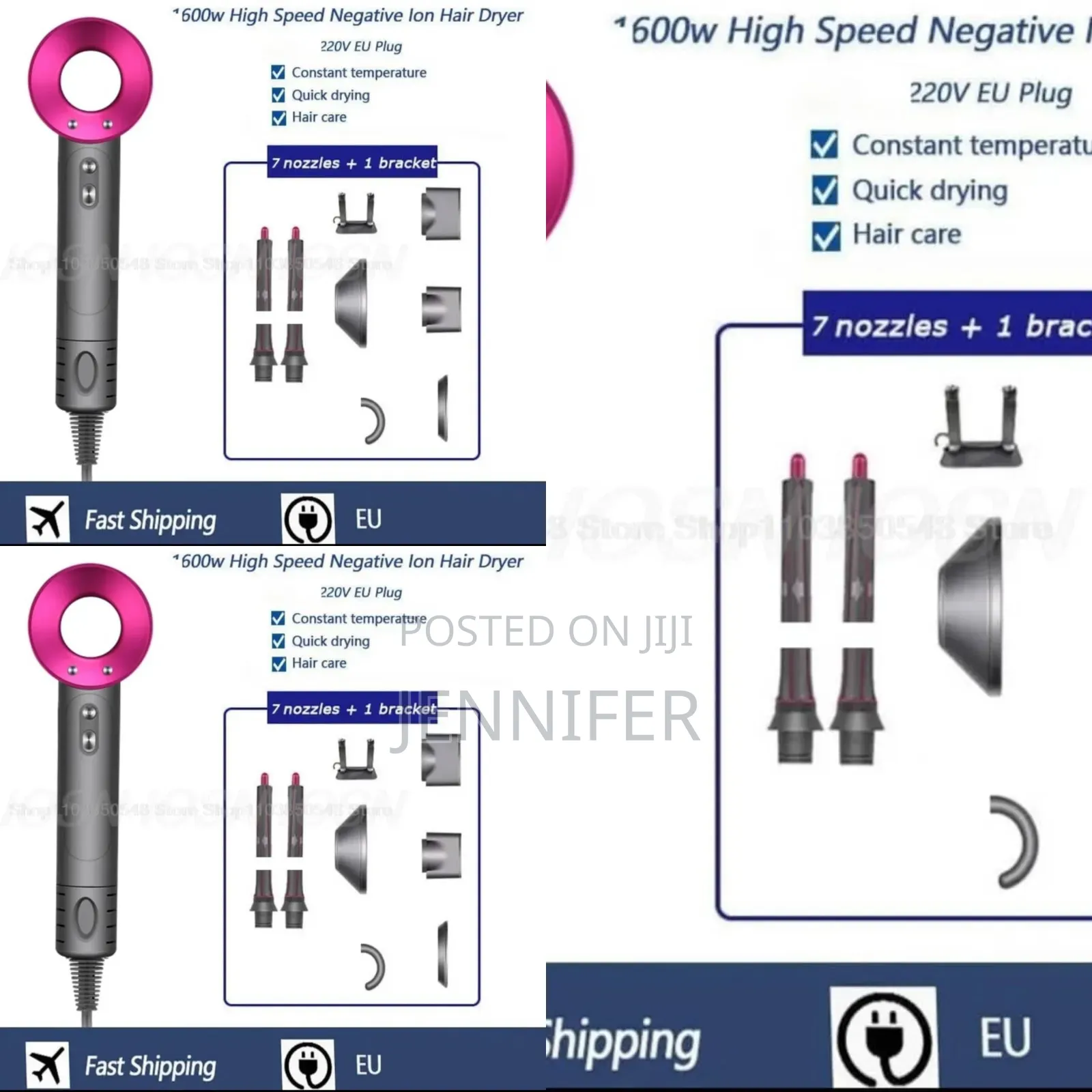 600w High Speed Negative Lon Hair Dryer