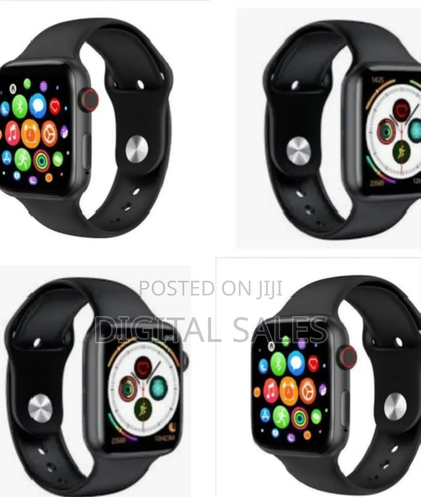 Voice Call Monitor Sport, T500+Pro-Black Smart Watch